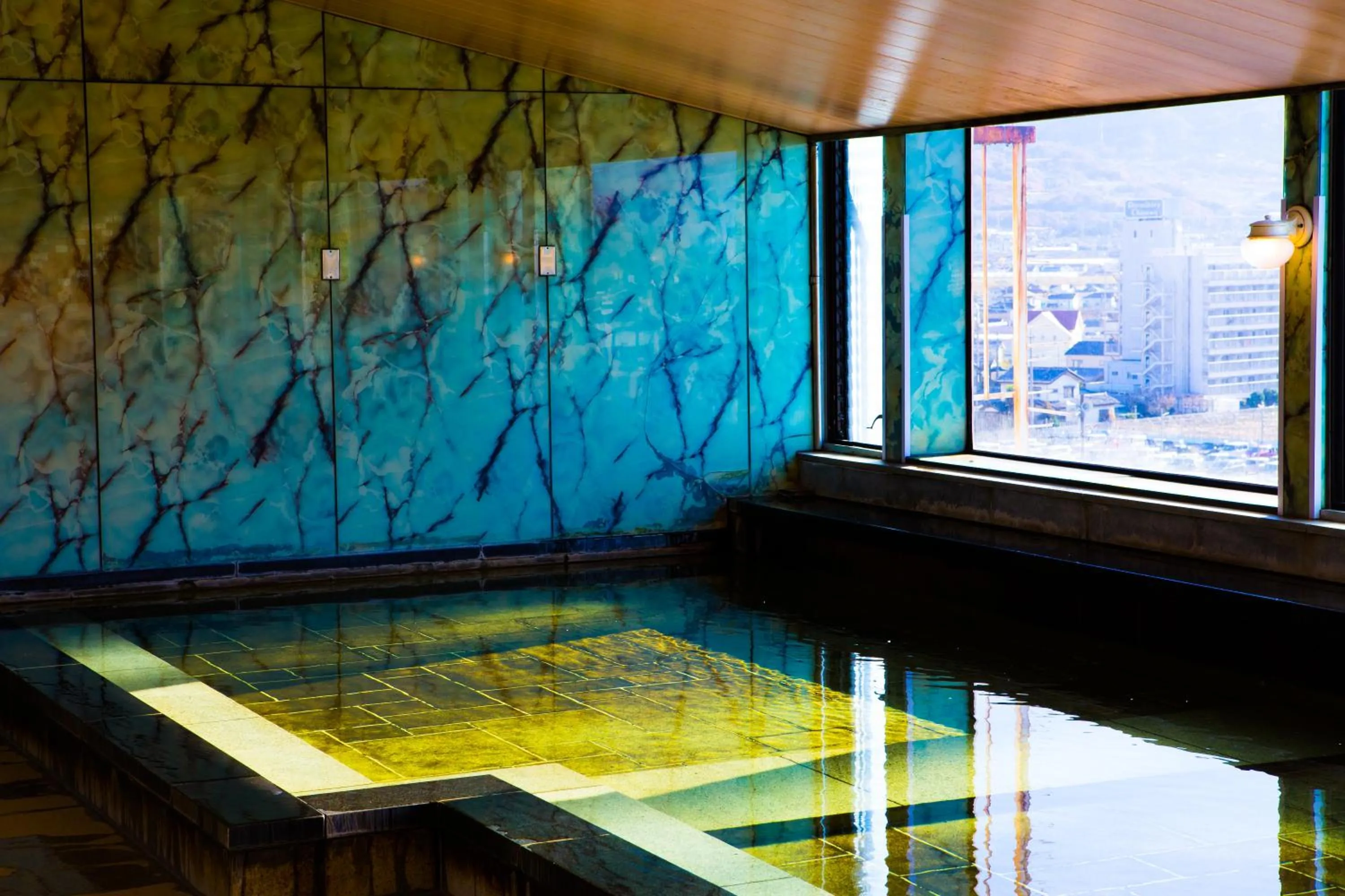 Hot Spring Bath in Hotel Sekitei