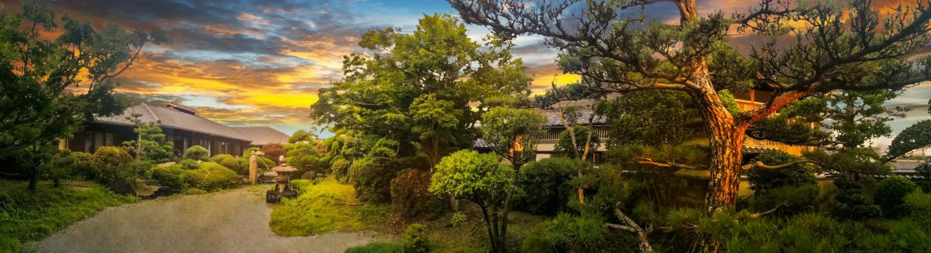 Garden view in Kansai Airport Hotel Pine Villa