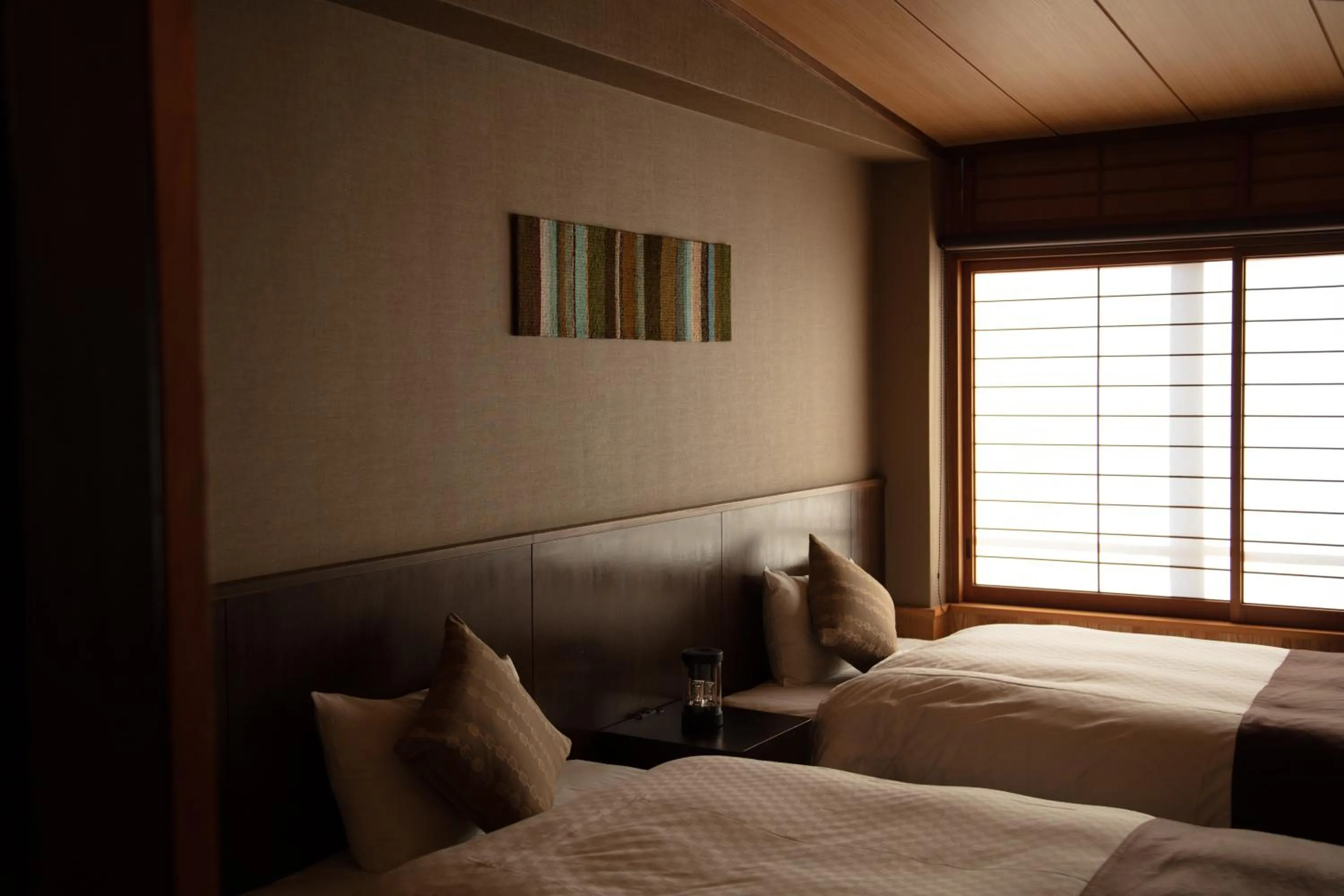 Bedroom, Bed in Ichiraku tendo spa & brewery