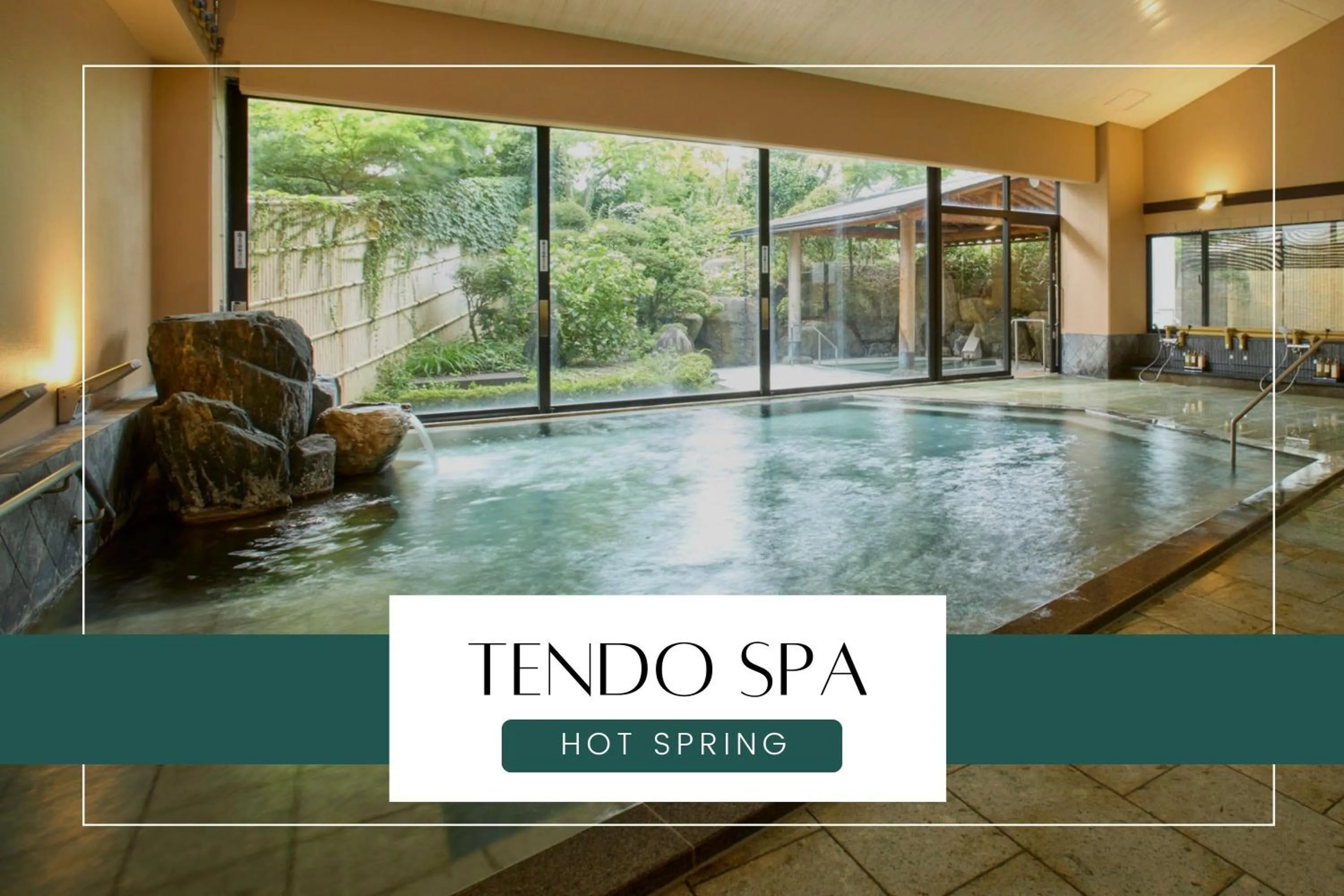 Hot Spring Bath in Ichiraku tendo spa & brewery