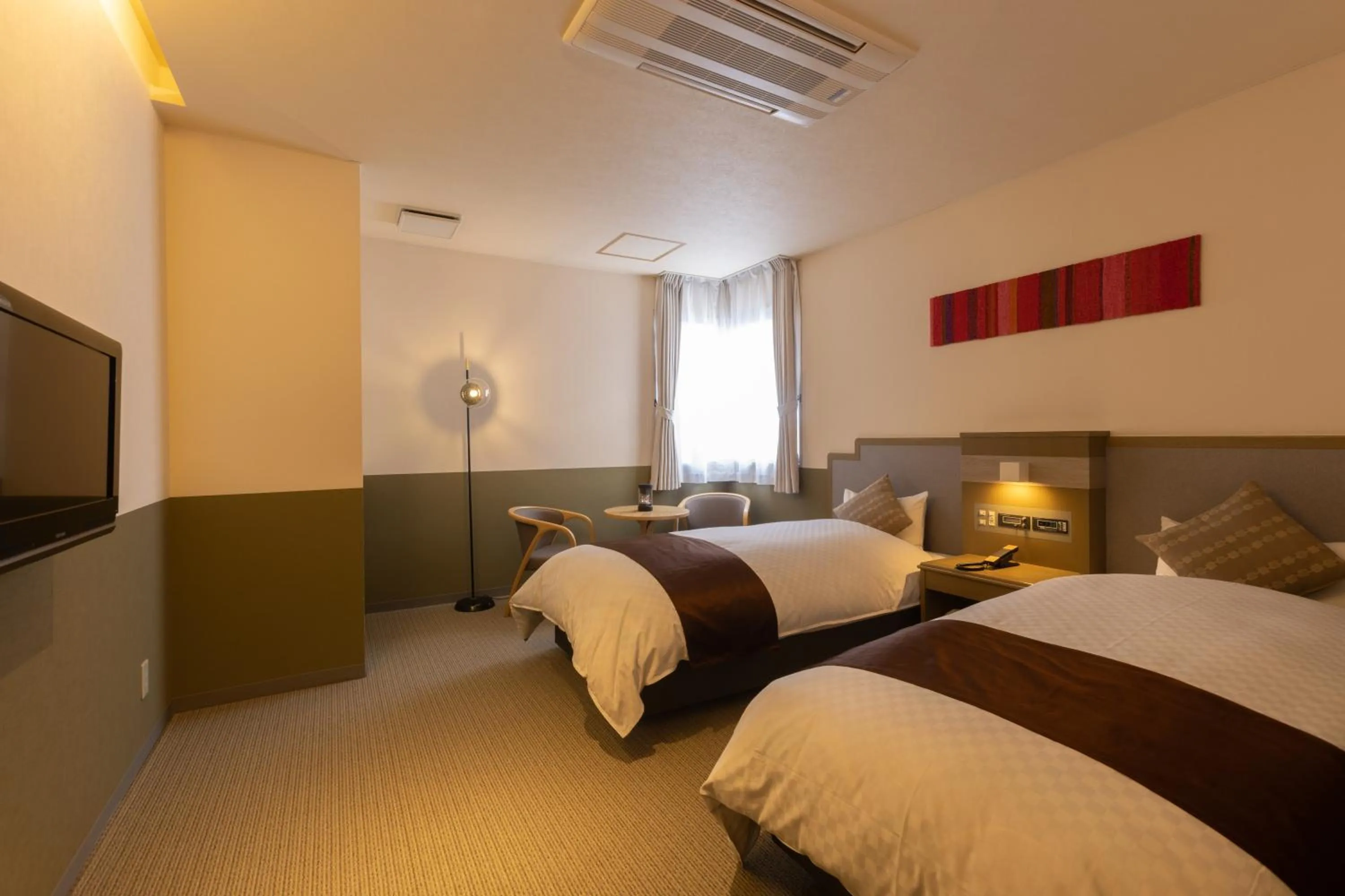 Bedroom, Bed in Ichiraku tendo spa & brewery