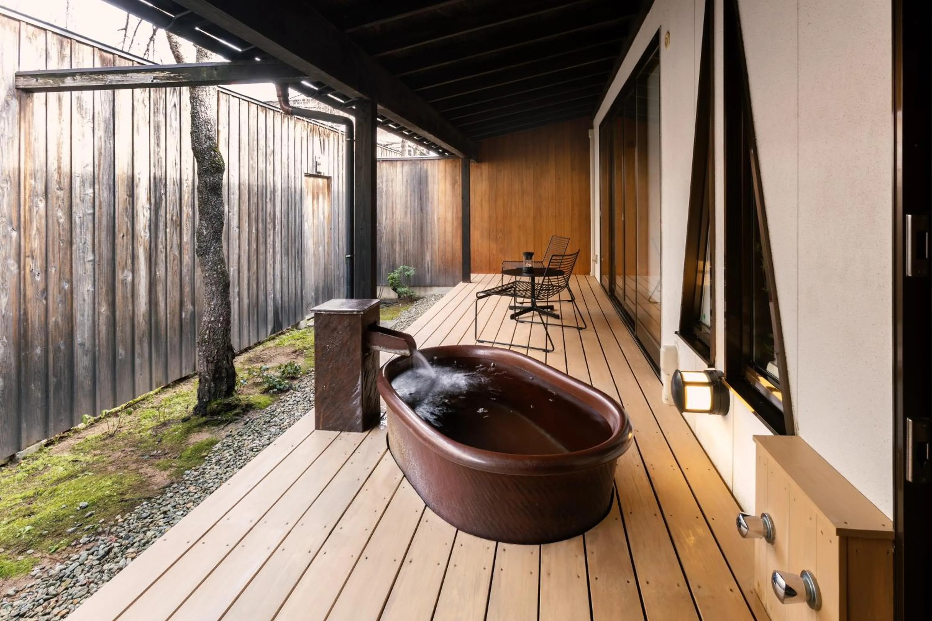 Open Air Bath in Ichiraku tendo spa & brewery