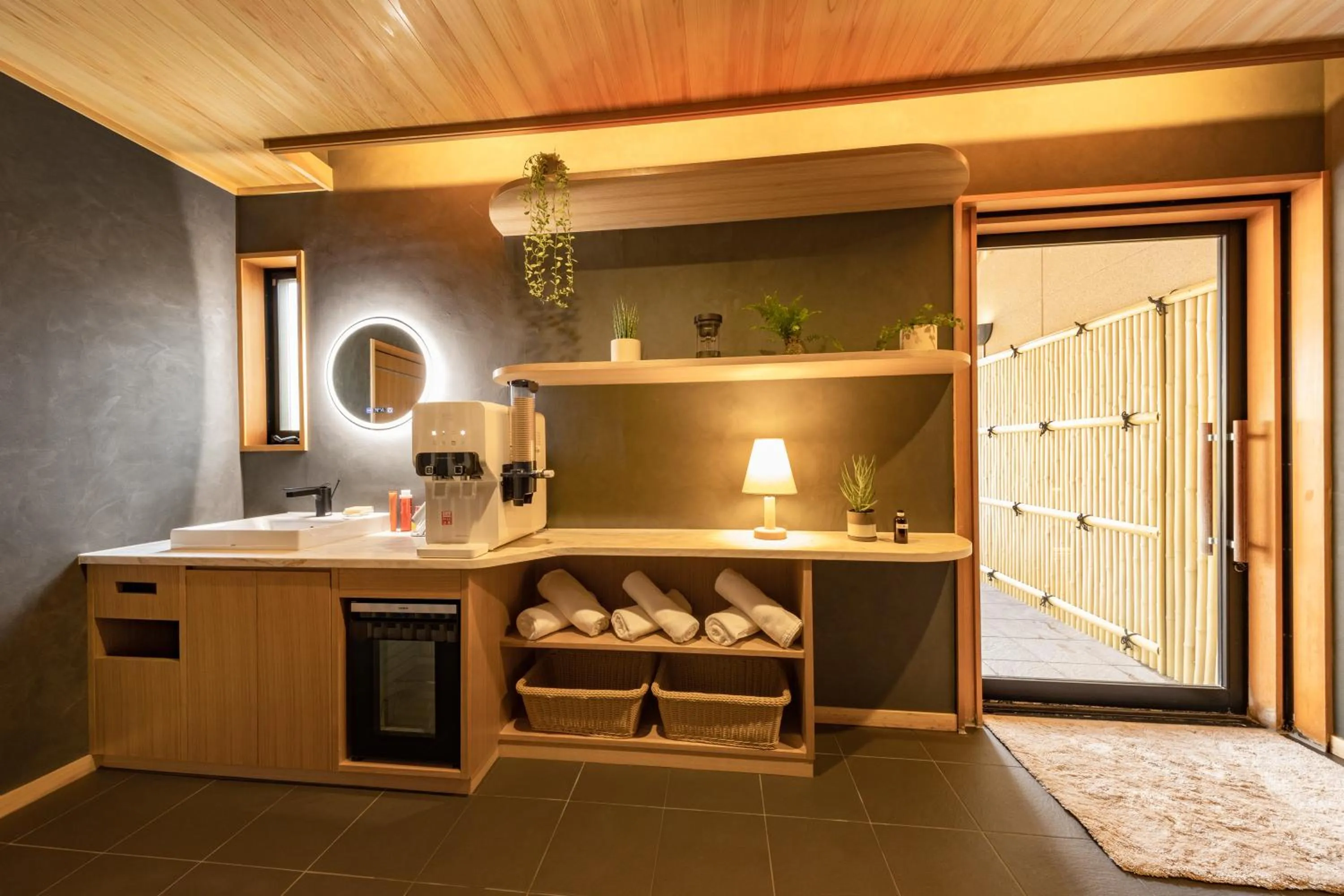 Sauna in Ichiraku tendo spa & brewery