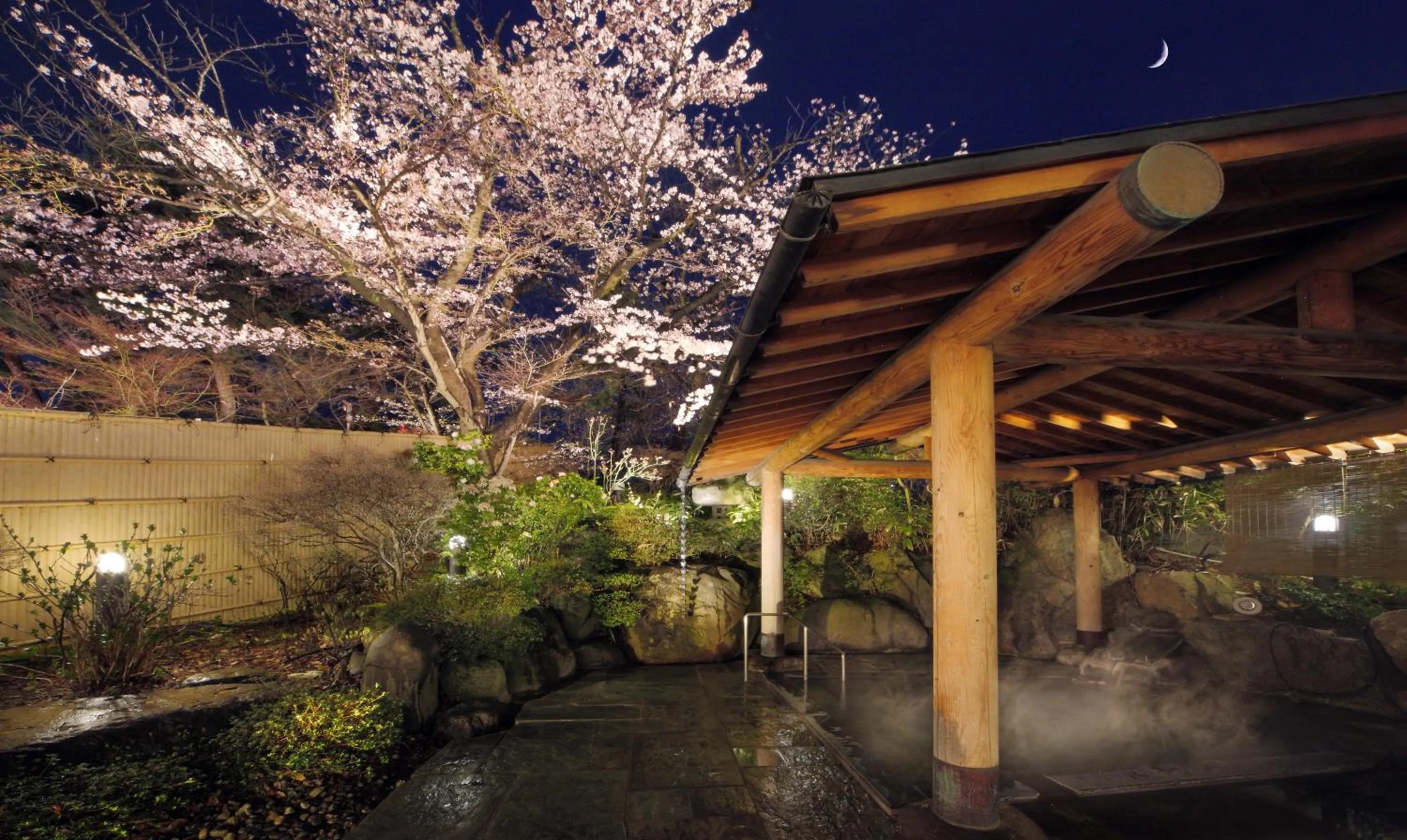Night in Ichiraku tendo spa & brewery
