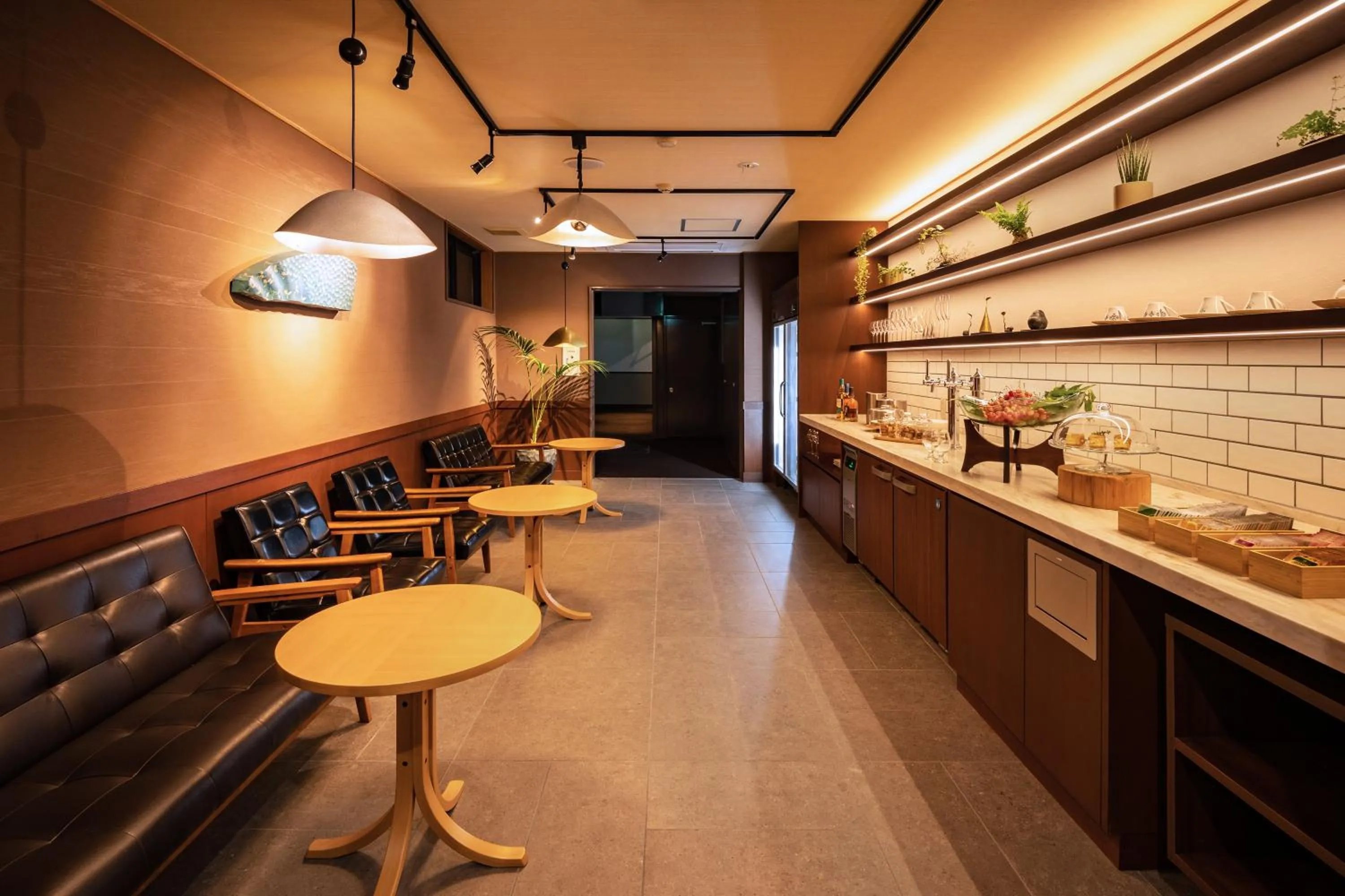 Lounge or bar in Ichiraku tendo spa & brewery