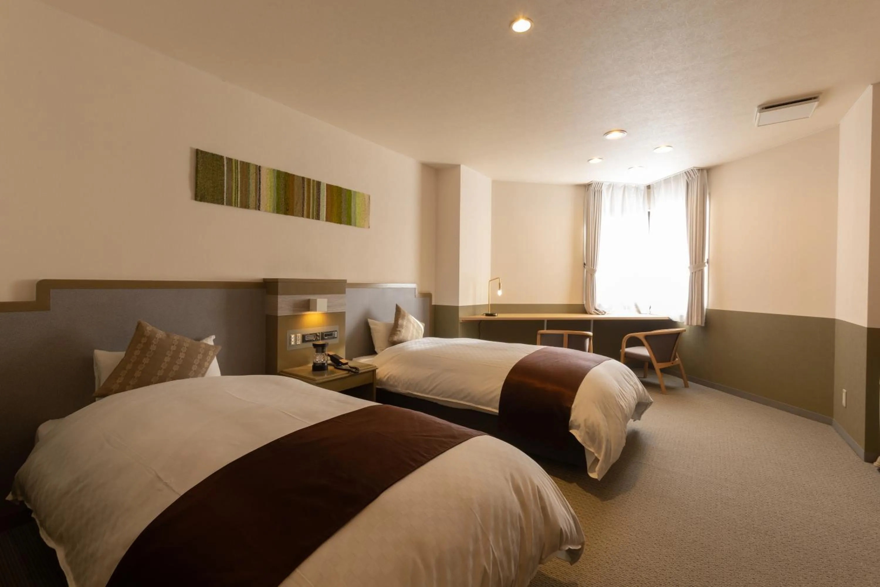 Standard Twin Room in Ichiraku tendo spa & brewery