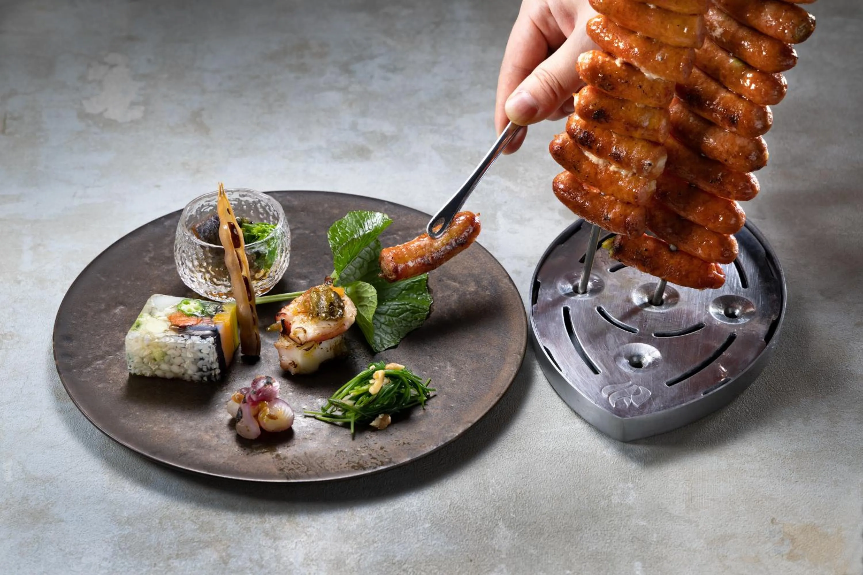 Dinner in Ichiraku tendo spa & brewery