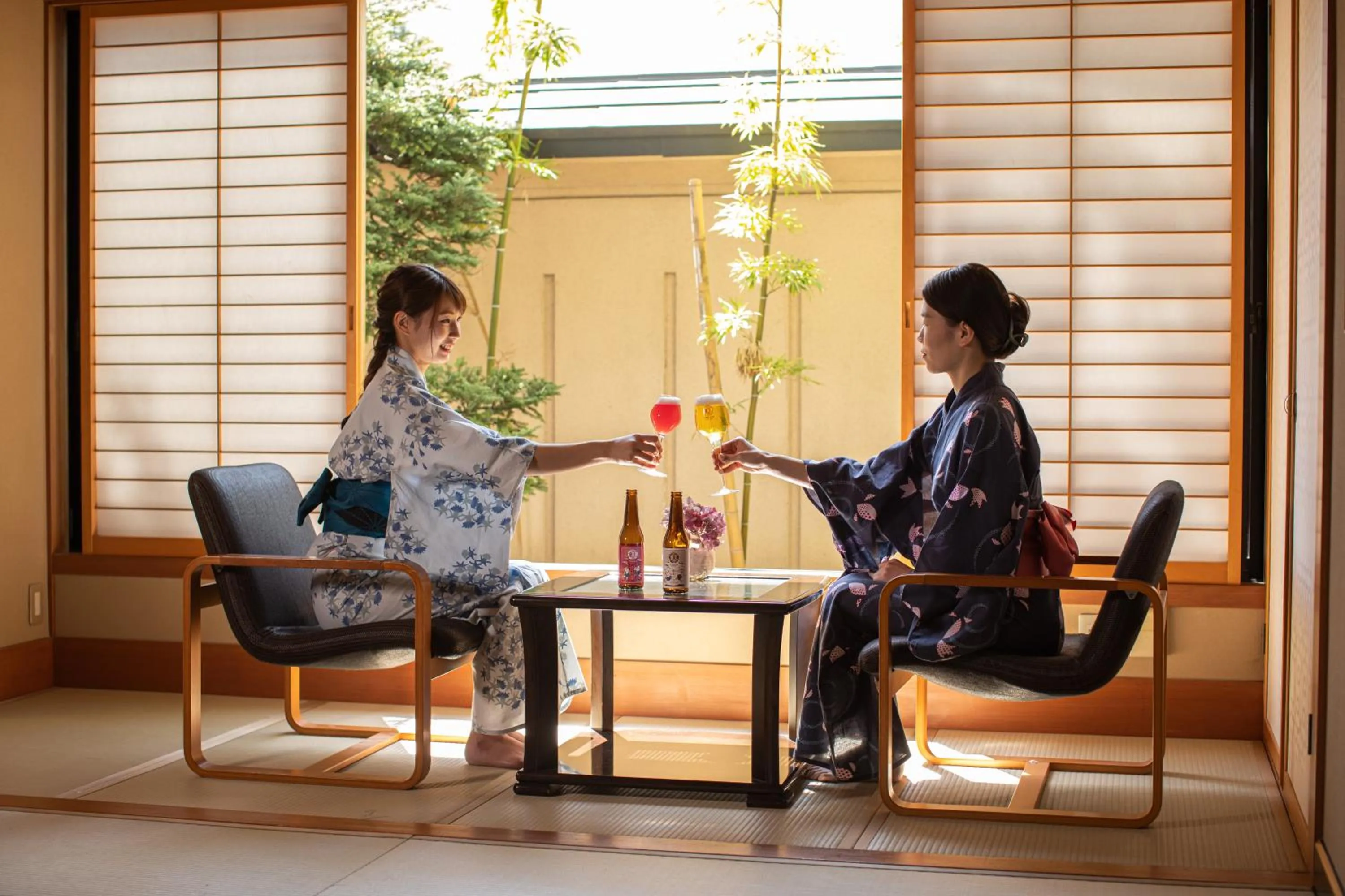 Living room in Ichiraku tendo spa & brewery