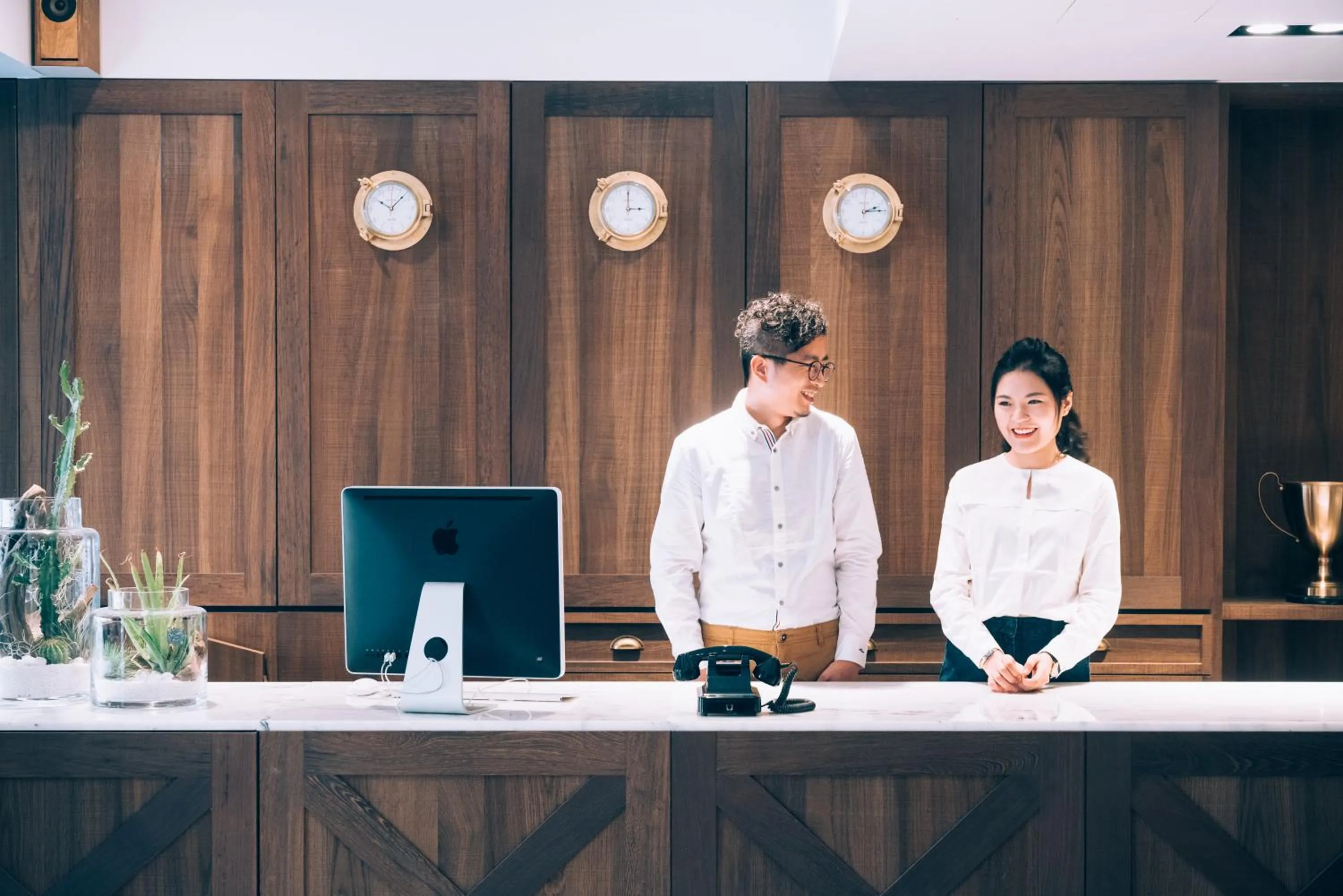 Staff in PAPO'A Hotel