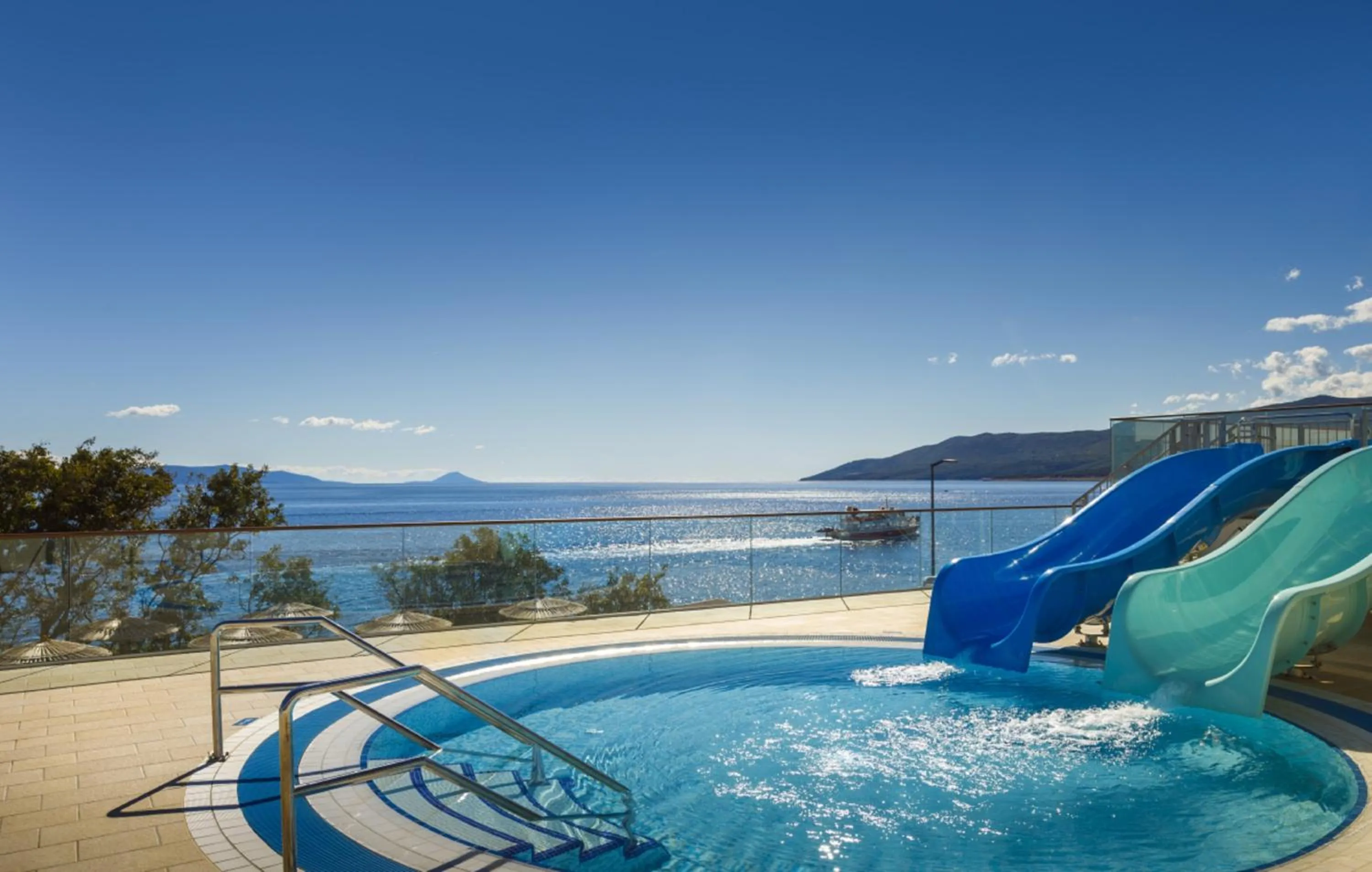 Swimming pool in Valamar Bellevue Resort
