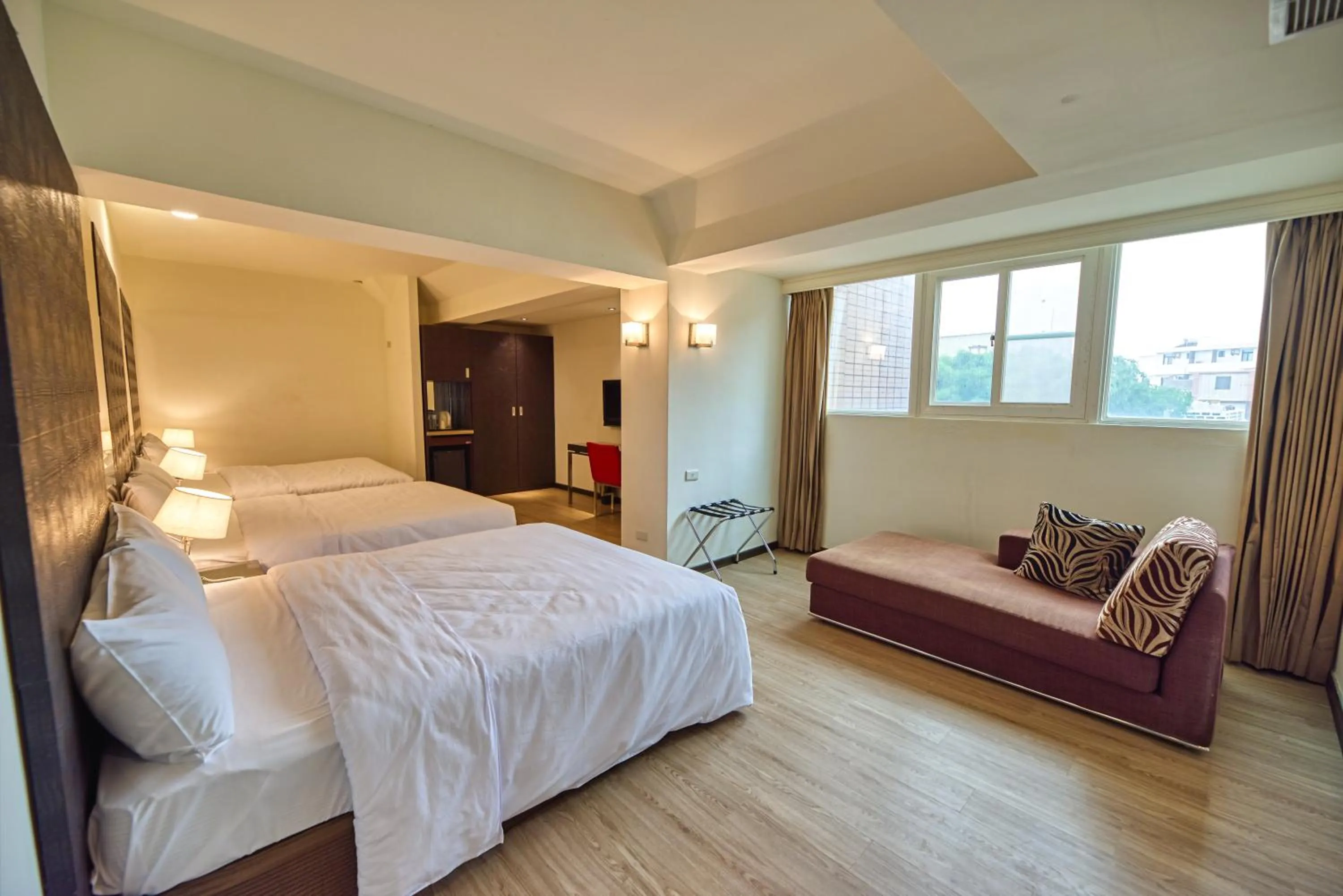 Bed in Jih Lih Hotel