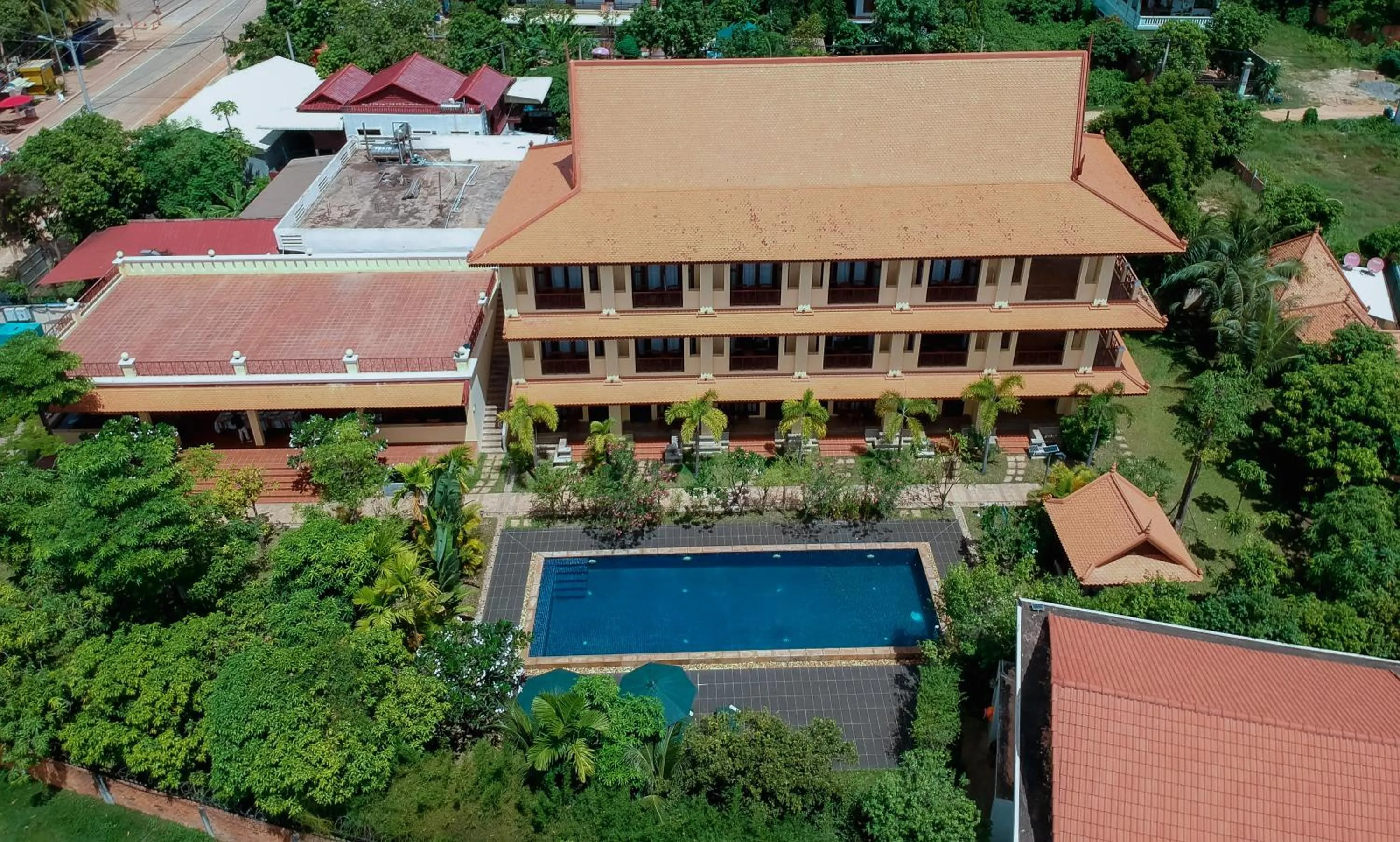 Garden view in Savada Angkor Boutique Hotel