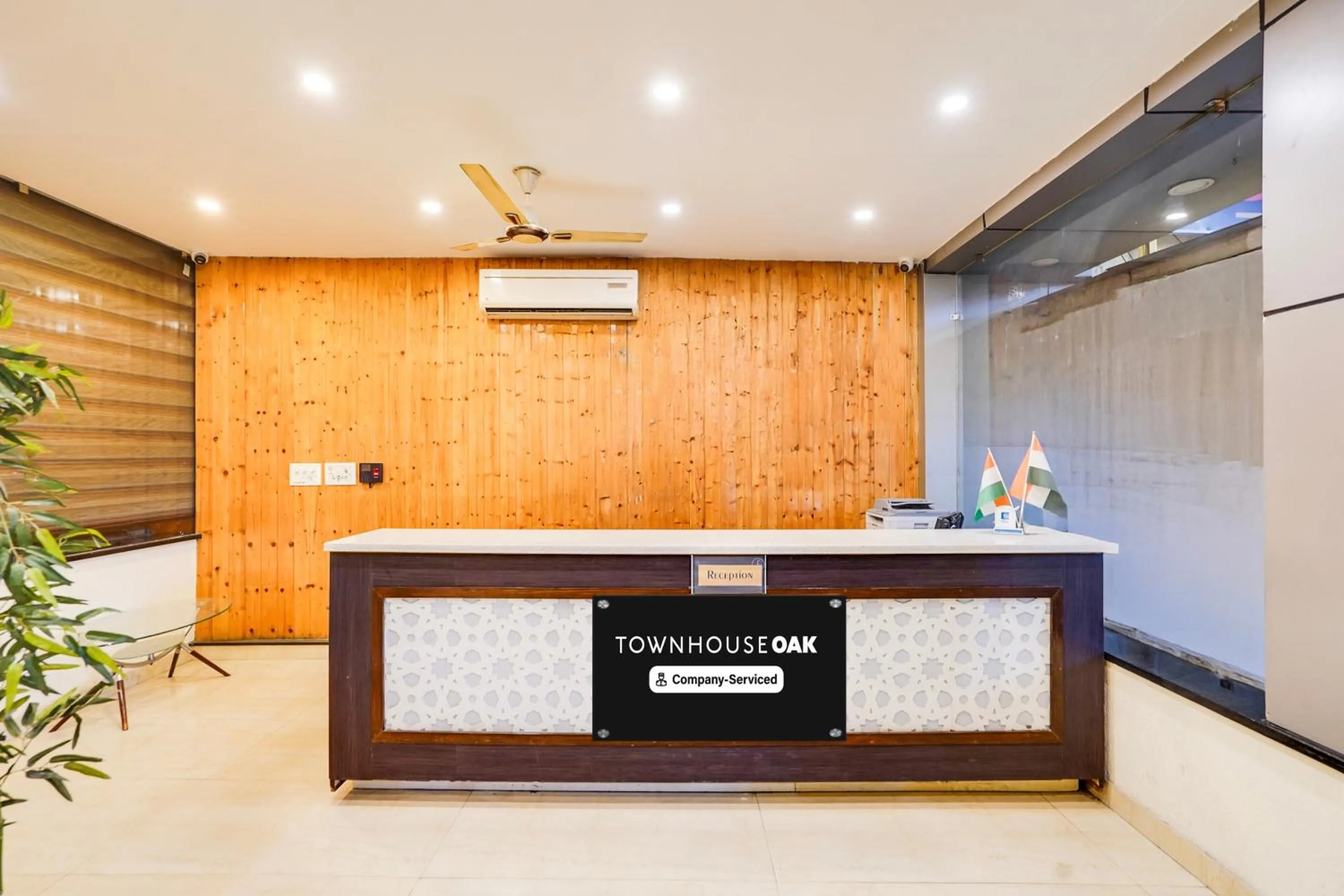 Lobby or reception in Townhouse Oak Silver City Chowk Formerly HW Residency