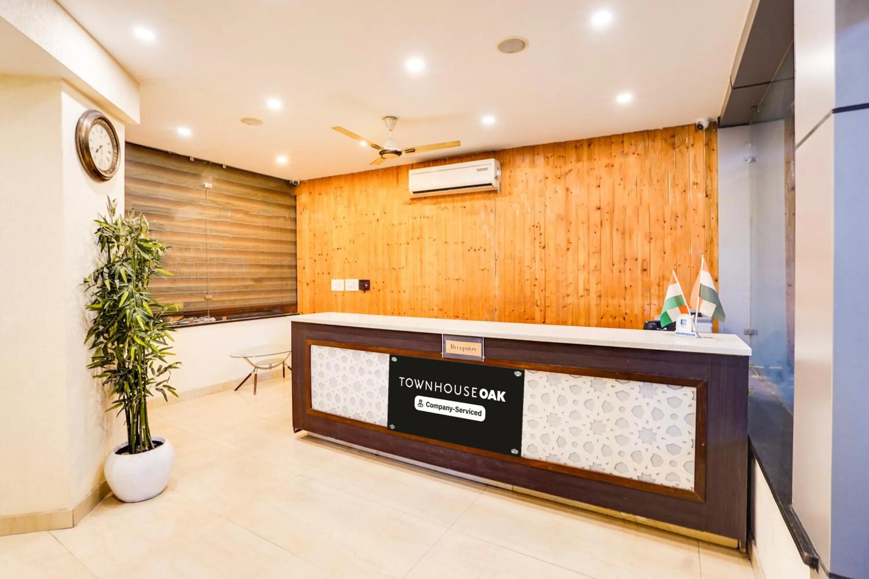 Lobby or reception in Townhouse Oak Silver City Chowk Formerly HW Residency