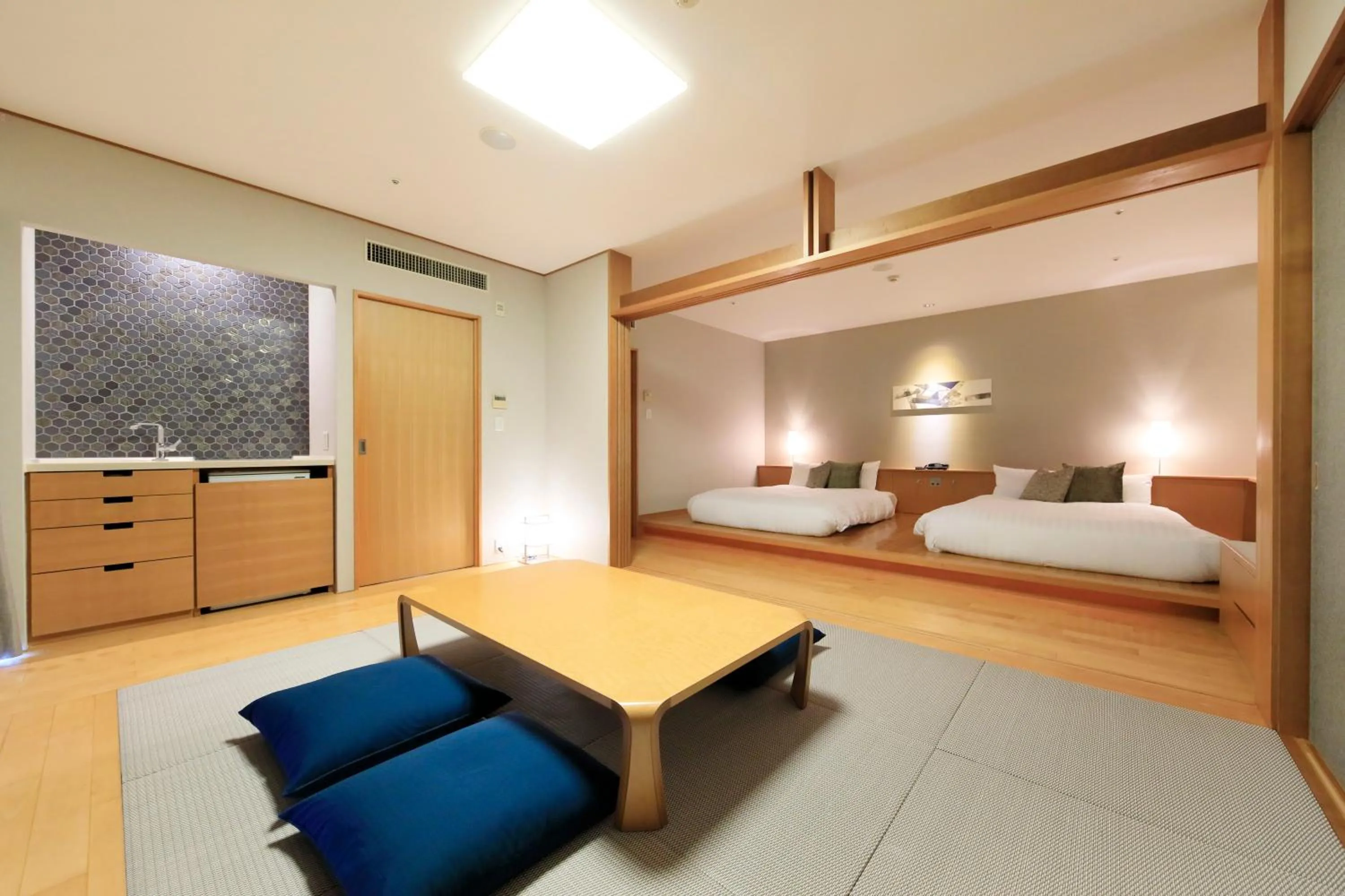 Photo of the whole room, Bed in Hakone Hisui