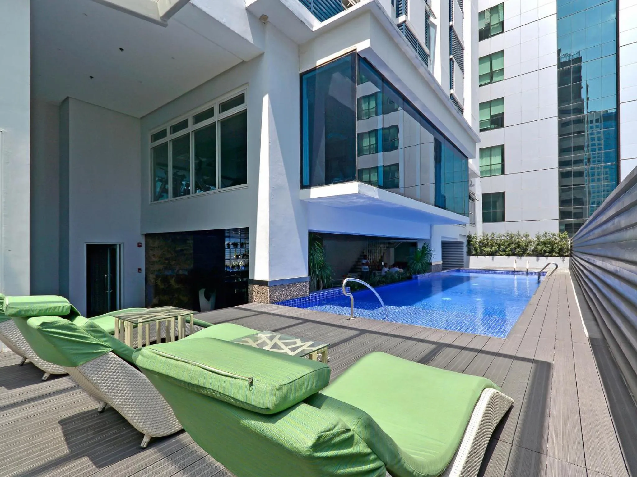 Swimming pool in Currency Serviced Suites