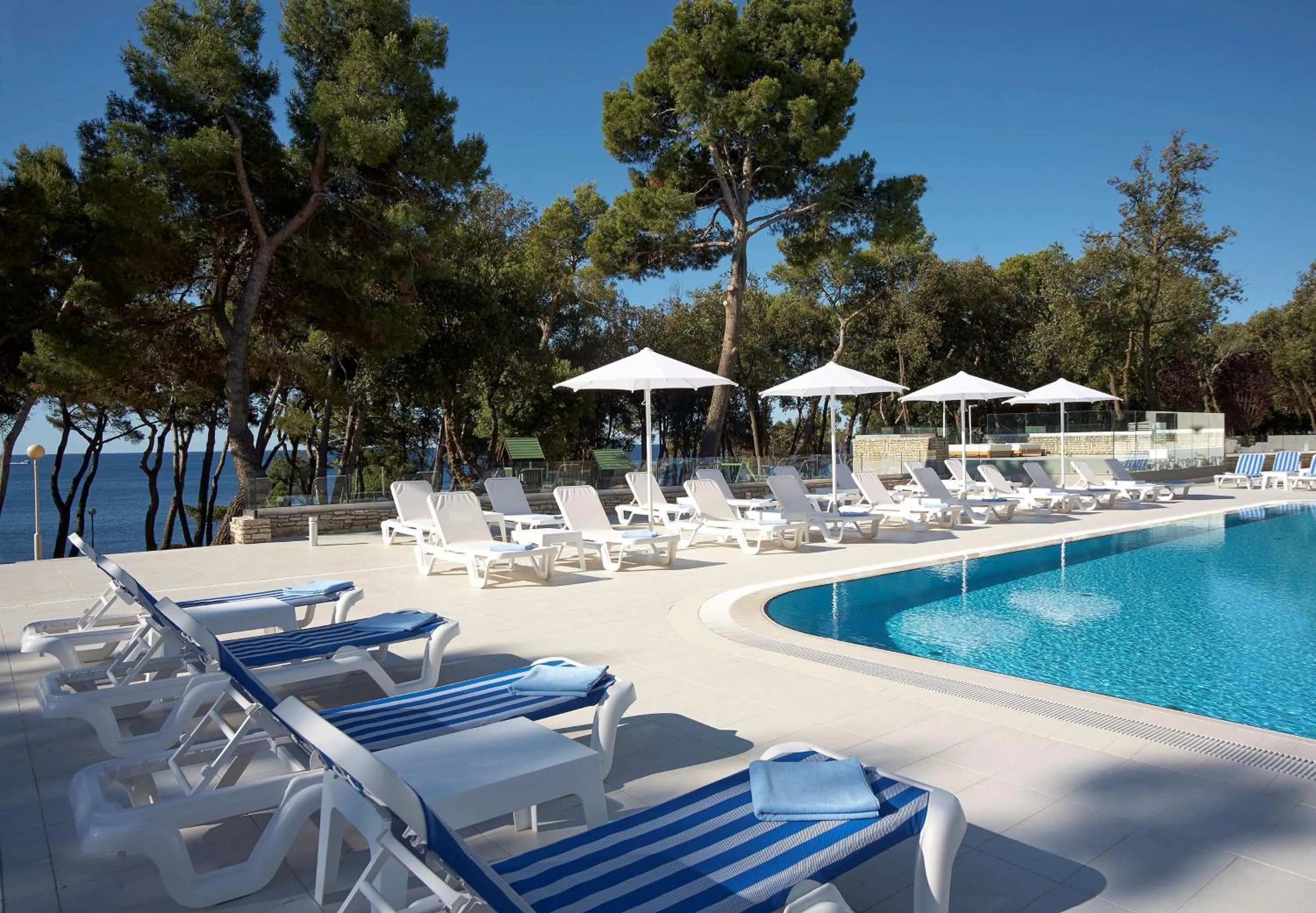 Pool view in Park Plaza Arena Pula