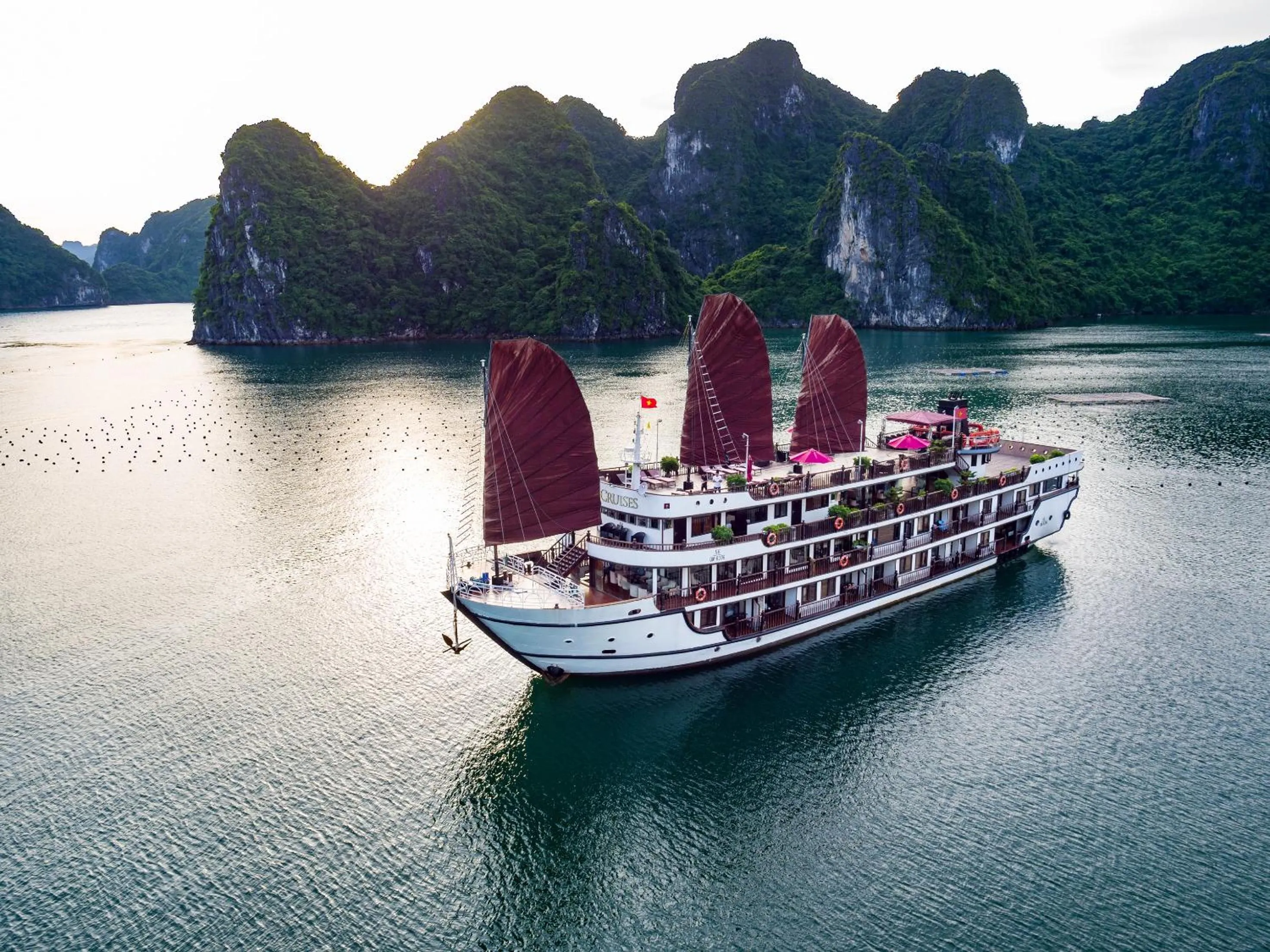 Bird's eye view in Alisa Cruise Halong