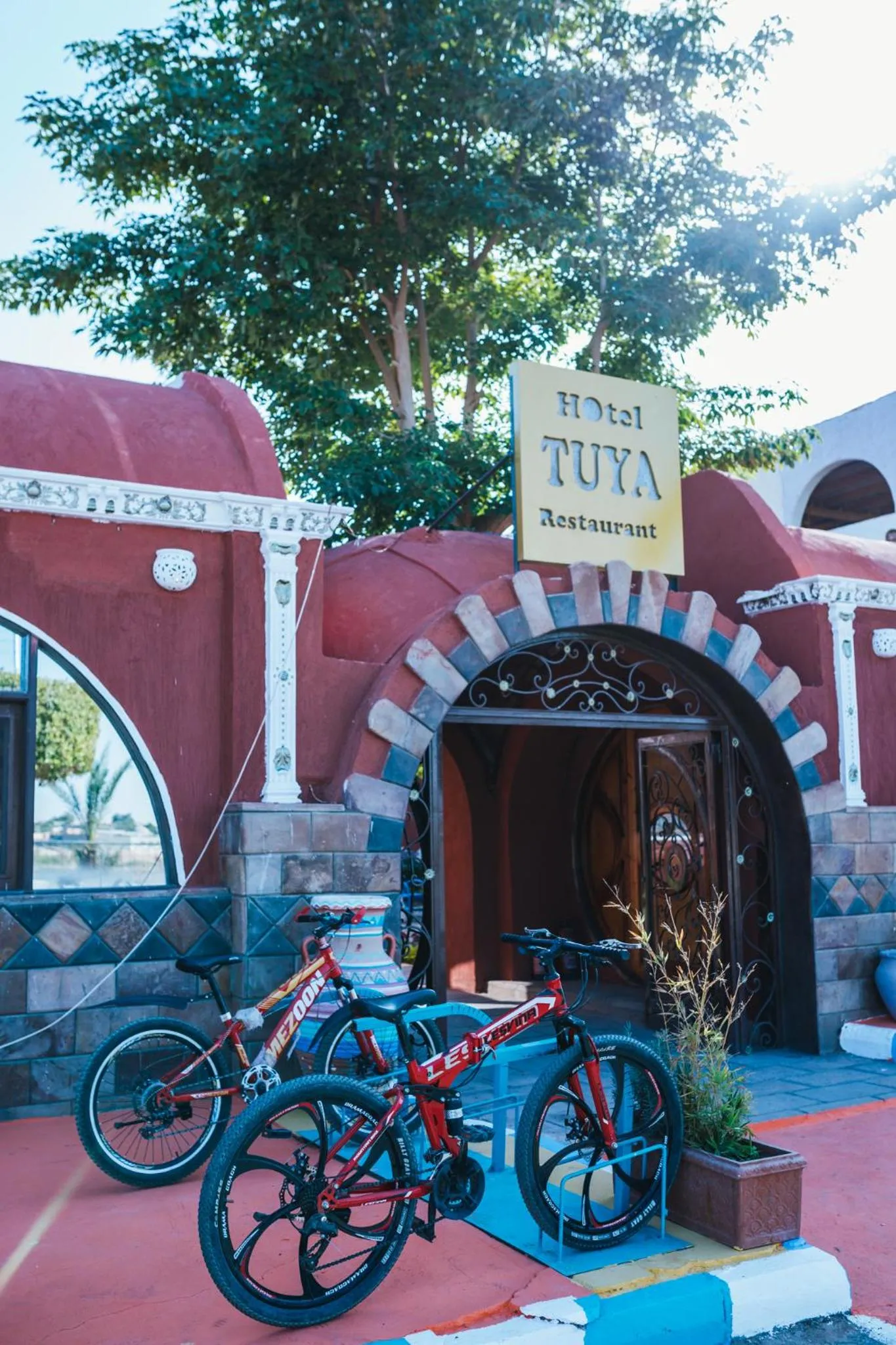 Cycling in Tuya Hotel