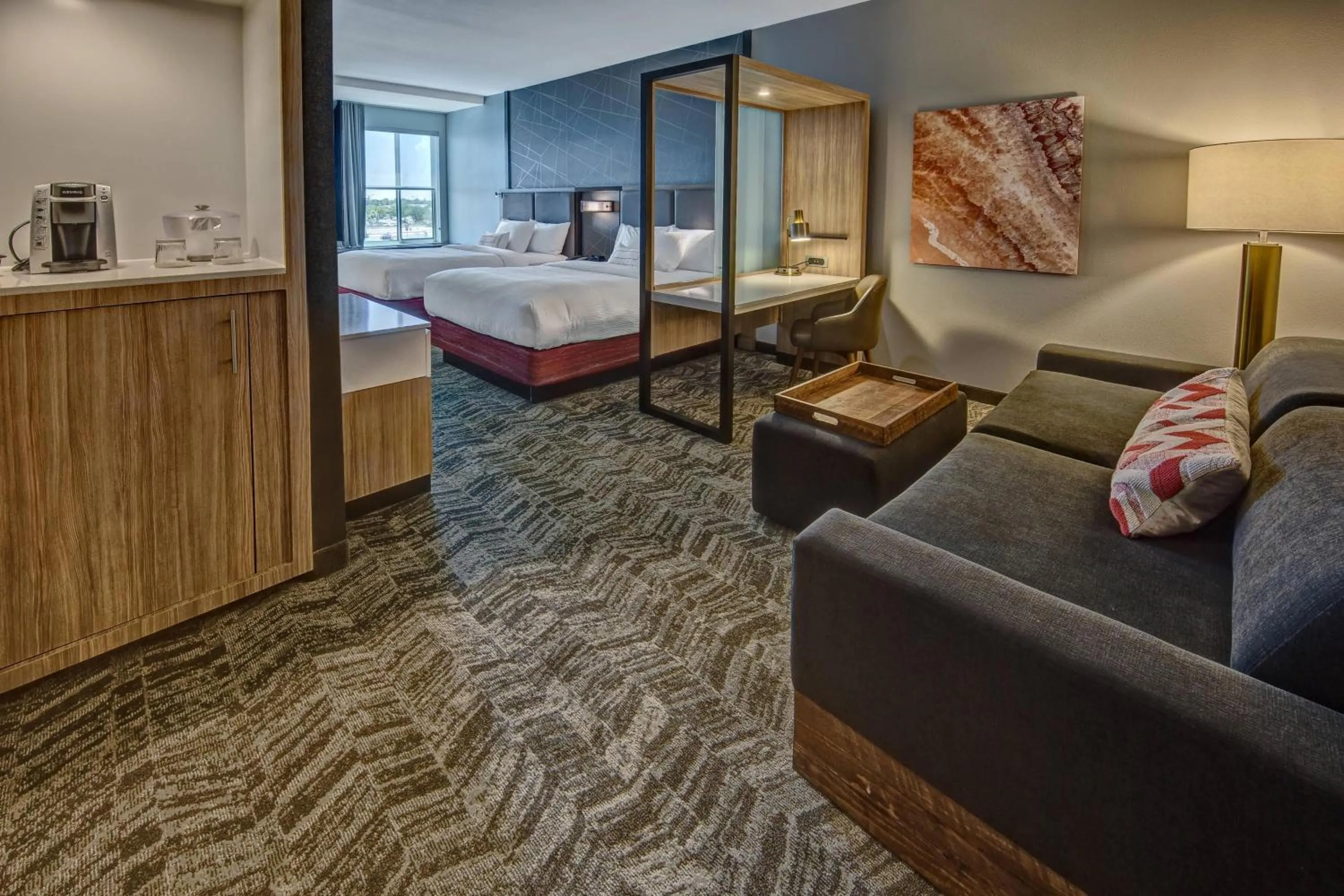 Bedroom, Bed in SpringHill Suites by Marriott Amarillo