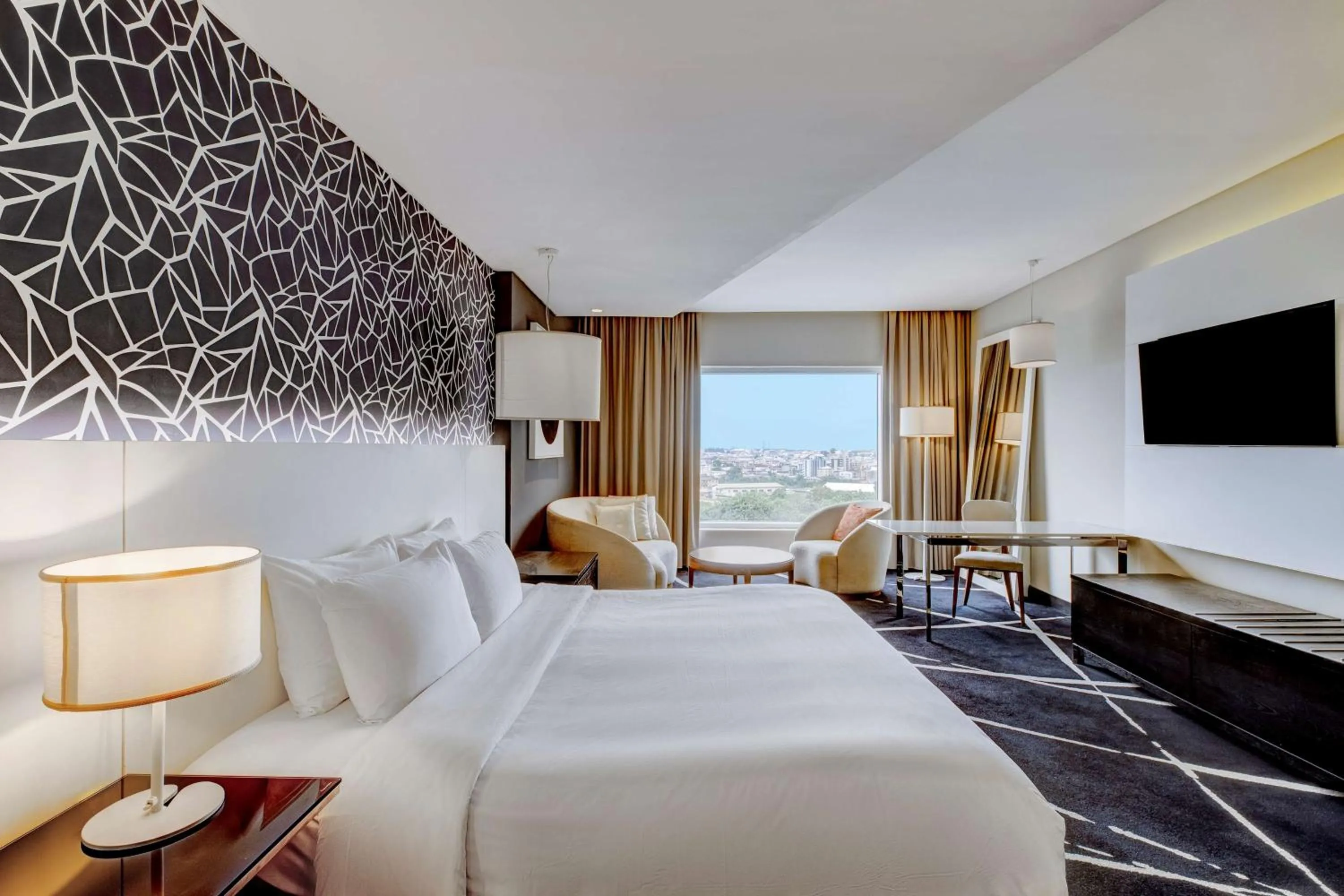 Photo of the whole room, Bed in Radisson Blu Lagos Ikeja