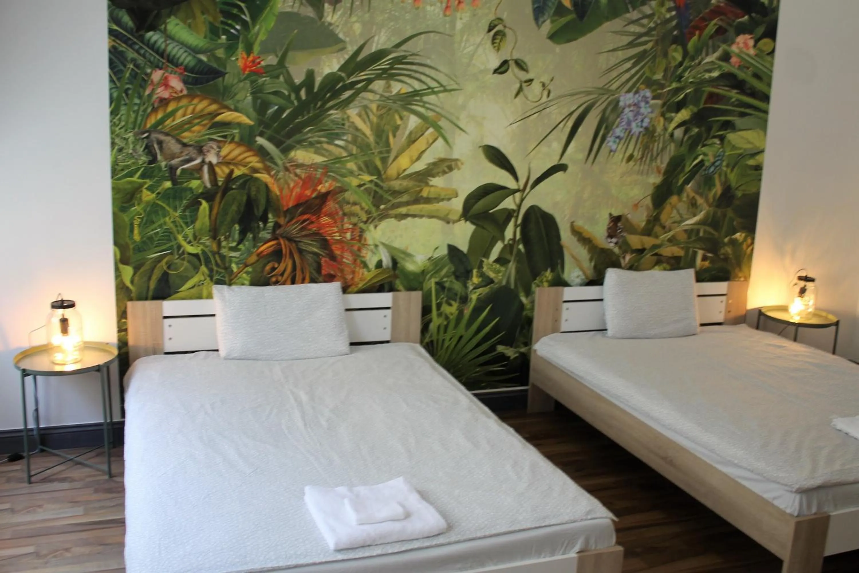 Bed in Pension Wienderland