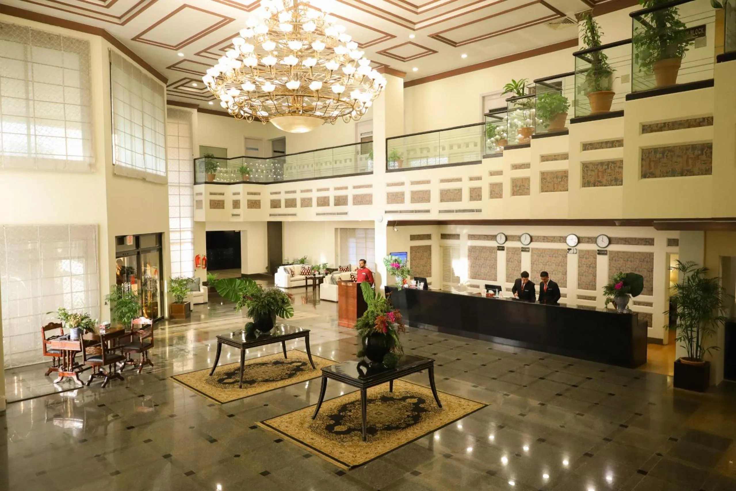 Lobby or reception in Hotel Margala