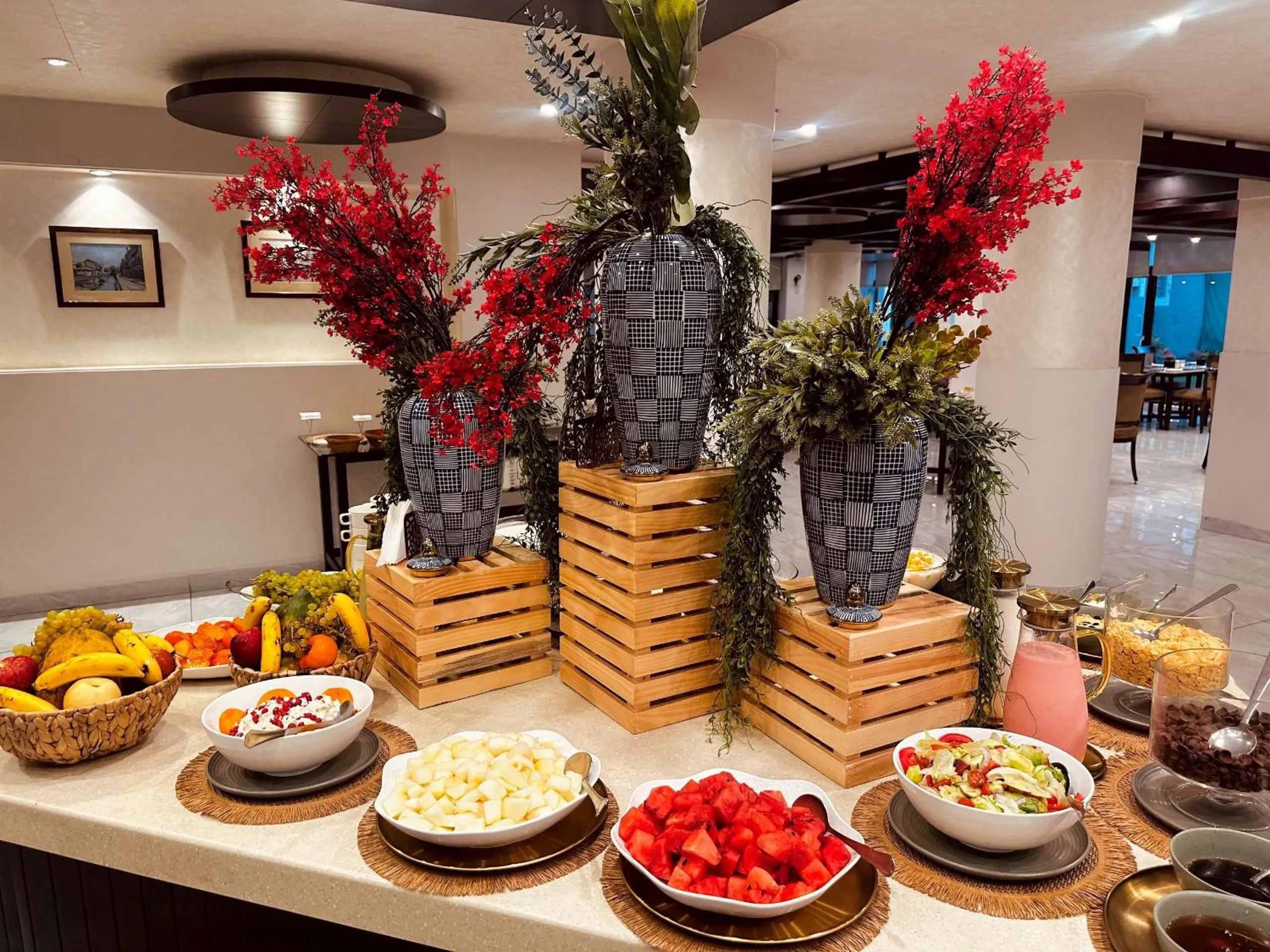 Buffet breakfast in Hotel Margala