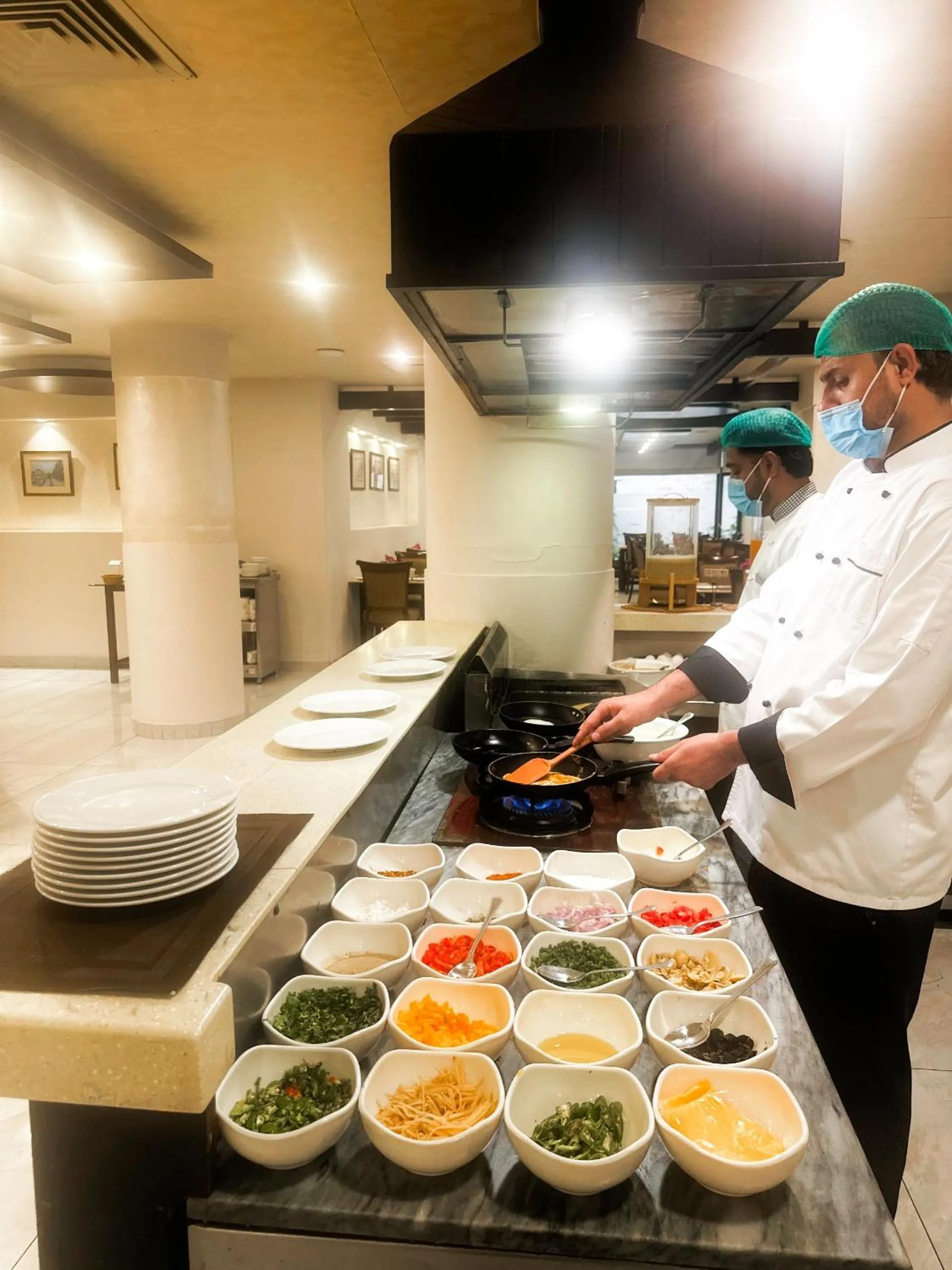 Buffet breakfast in Hotel Margala