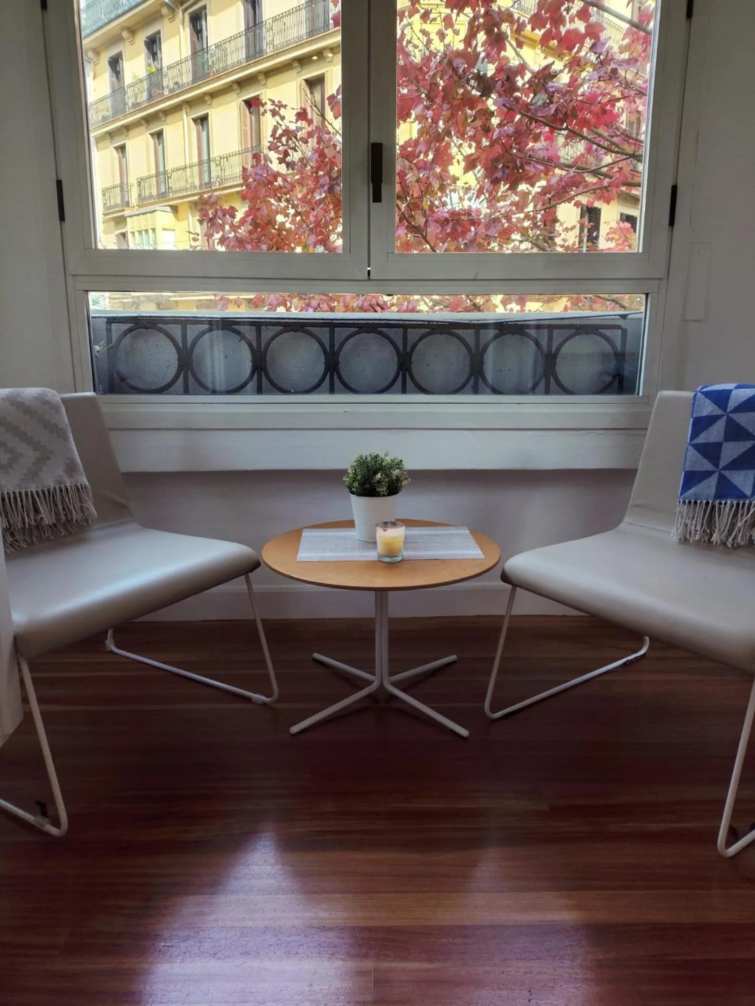 Living room in Pensión La Perla