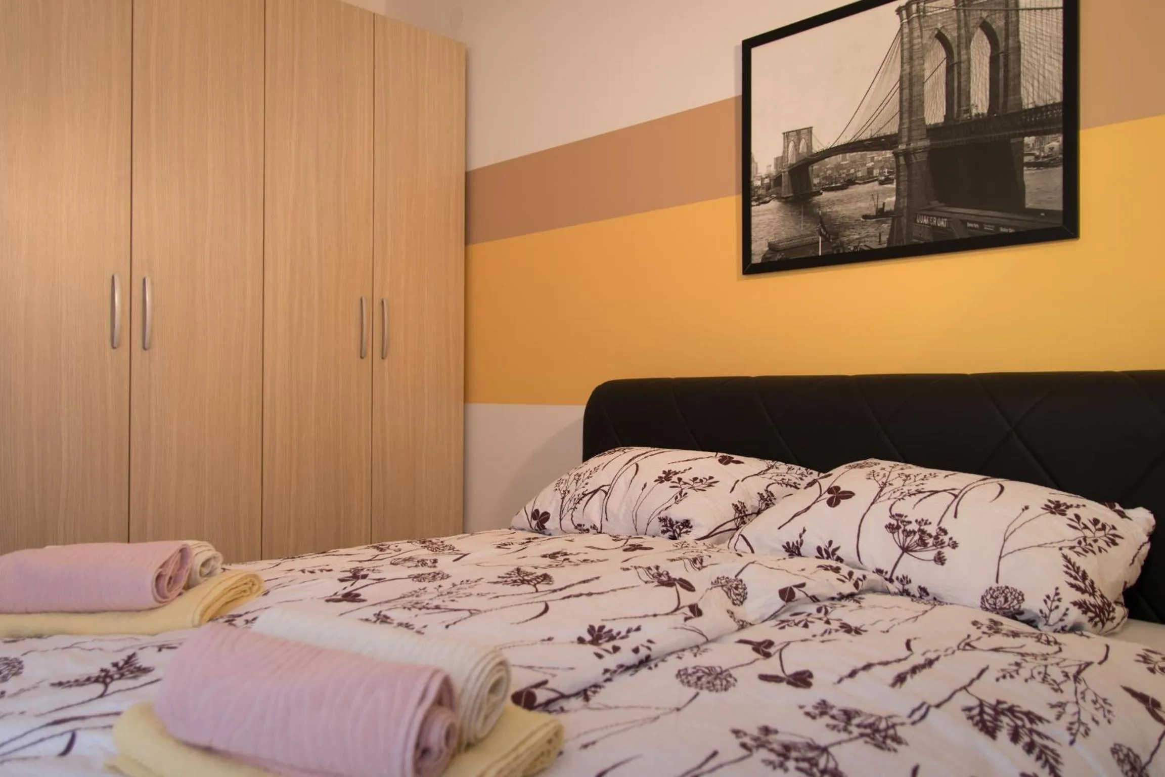 Bed in Premium Apartments