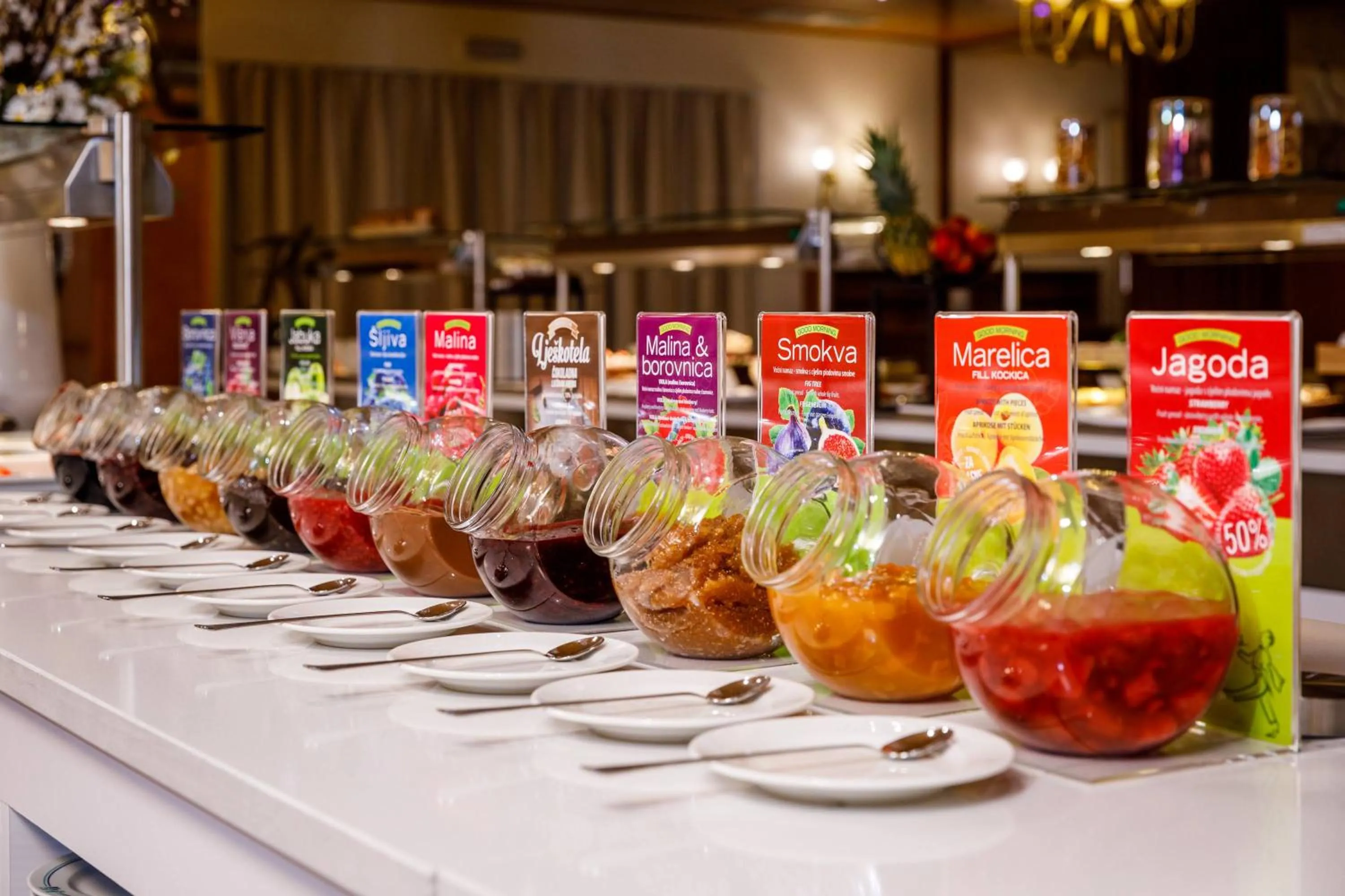 Breakfast in Hotel Jezero - Plitvice Lakes National Park