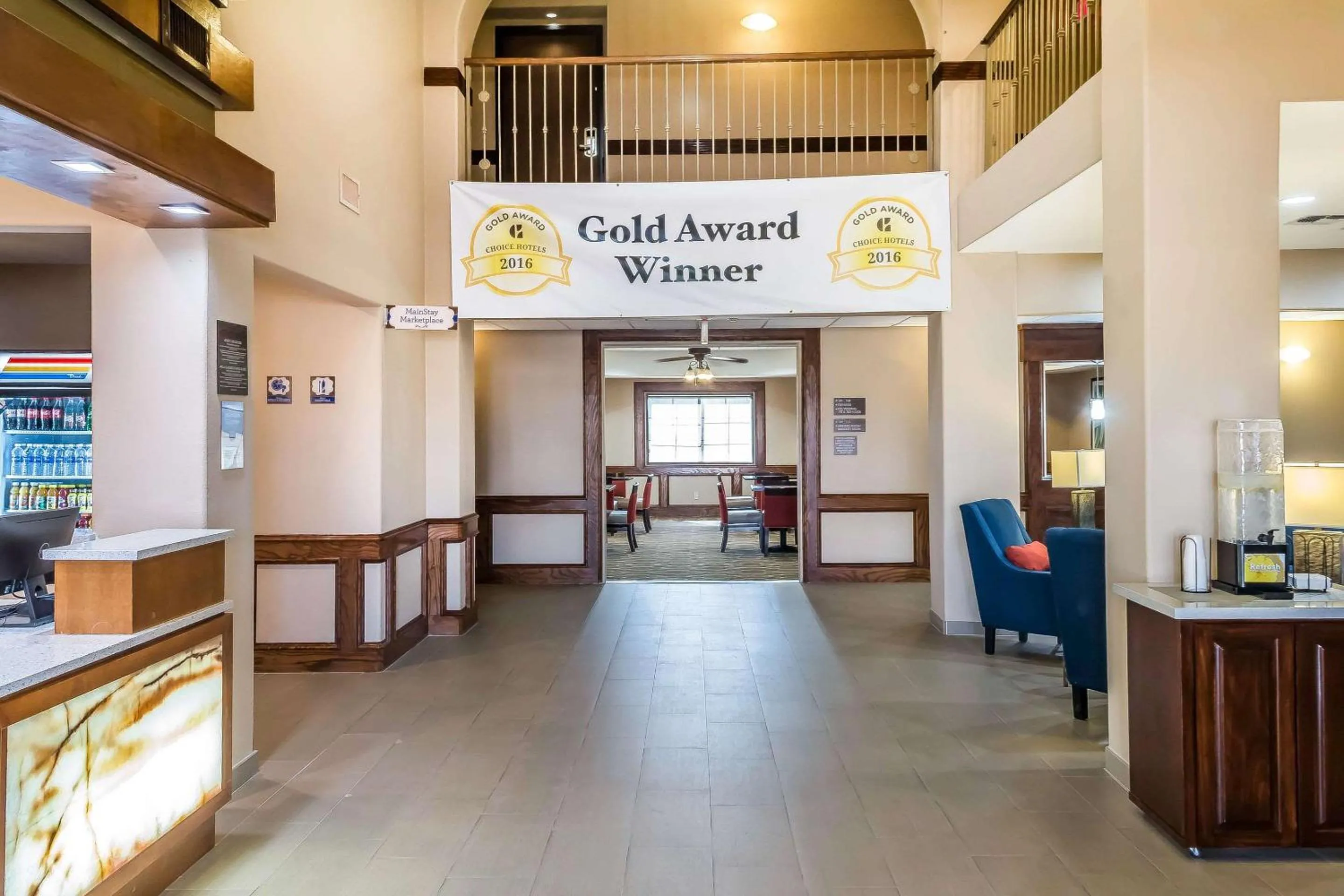 Lobby or reception in MainStay Suites Edinburg South