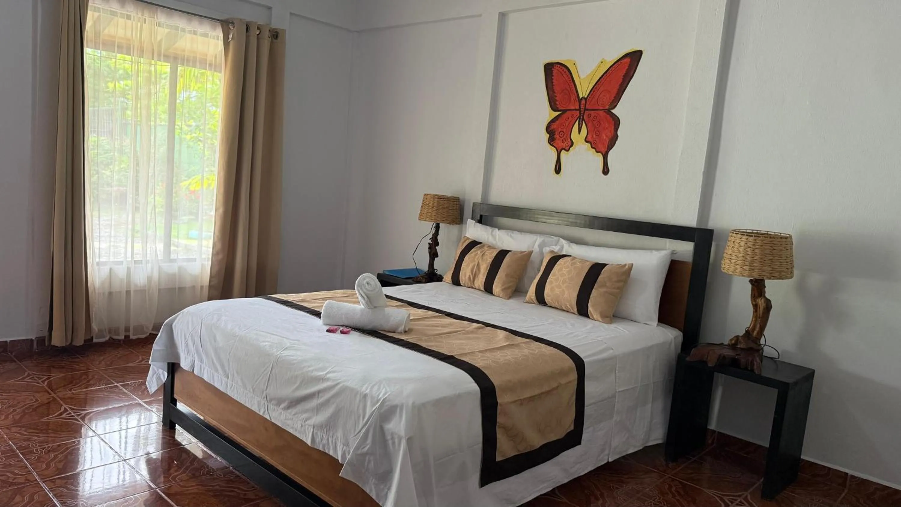 Bed in Cabinas Bahía Uvita - Marino Ballena National Park Lodge