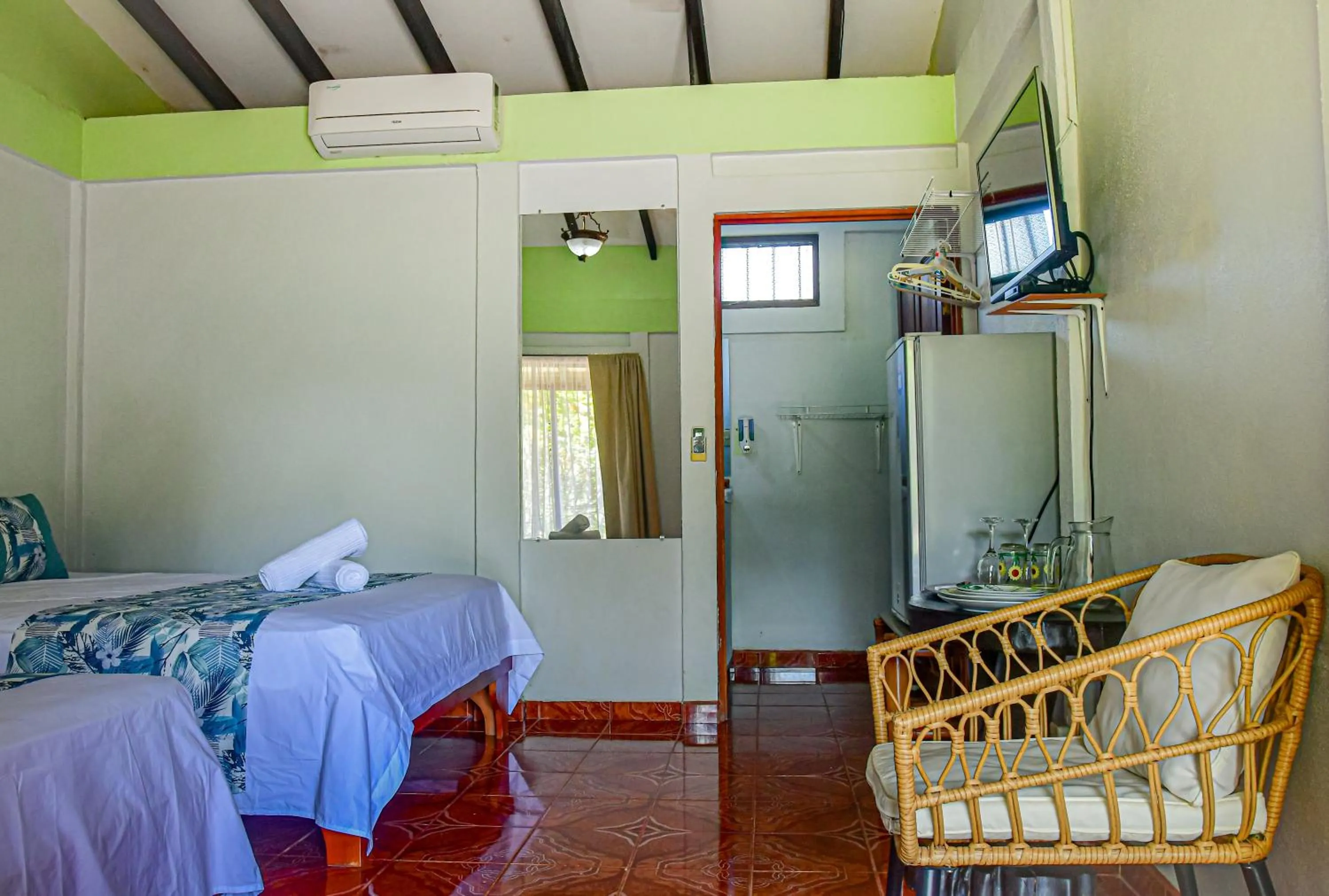 Bed in Cabinas Bahía Uvita - Marino Ballena National Park Lodge
