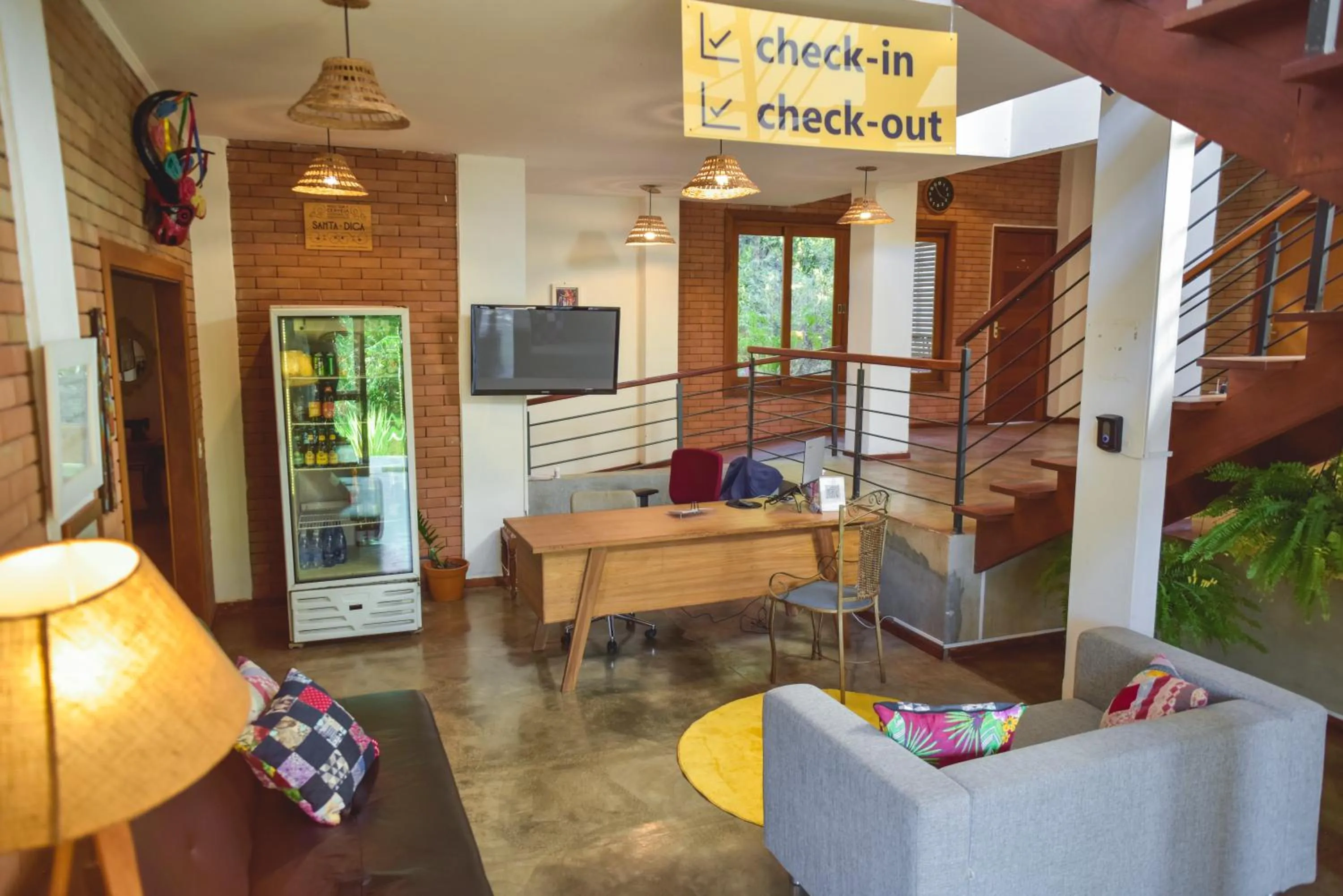 Living room in Serra do Juá Pousada de Campo