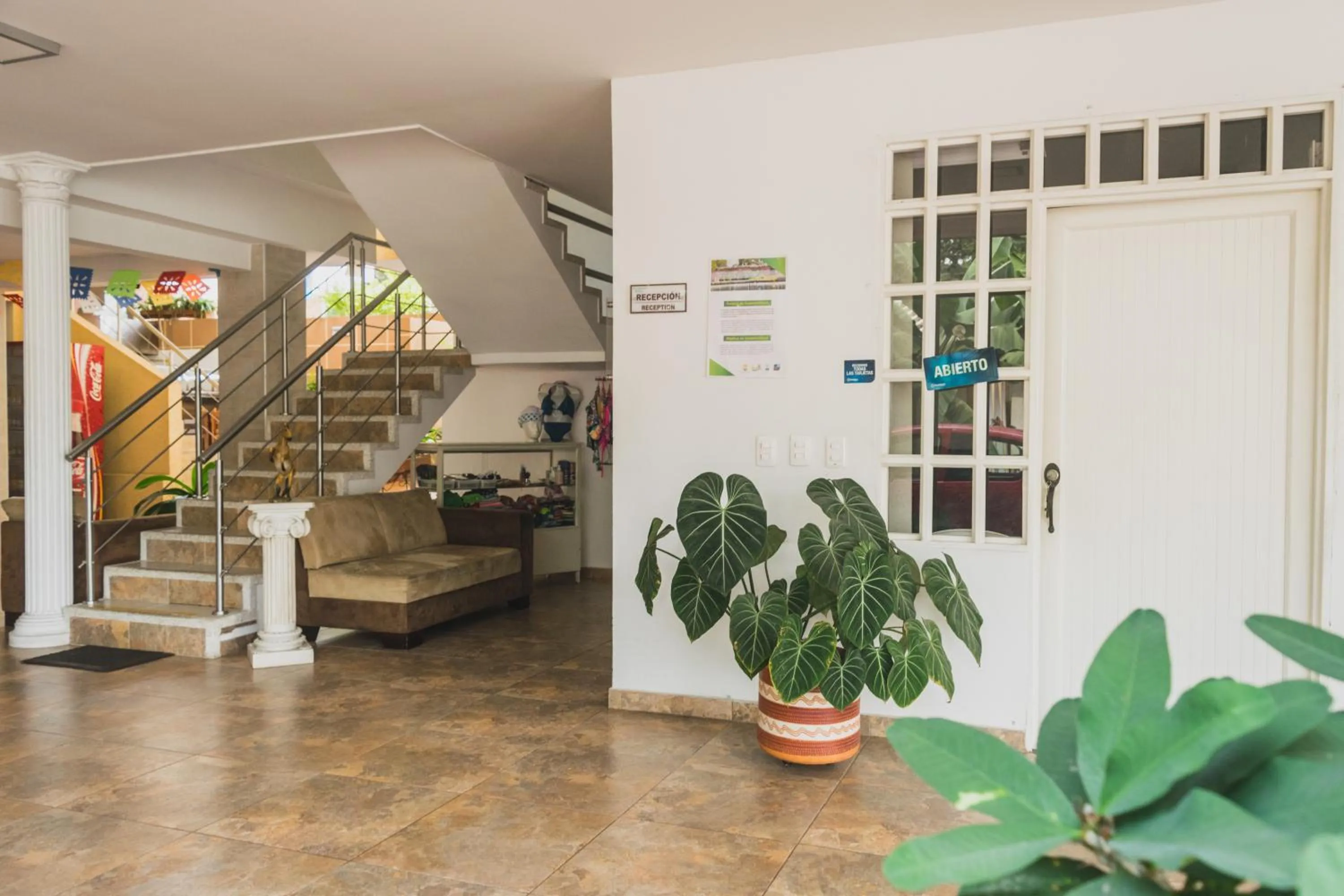 Lobby or reception in Hotel Manantial