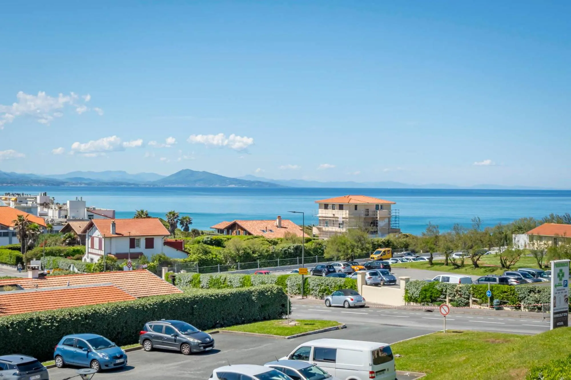 Sea view in Hôtel Le Biarritz