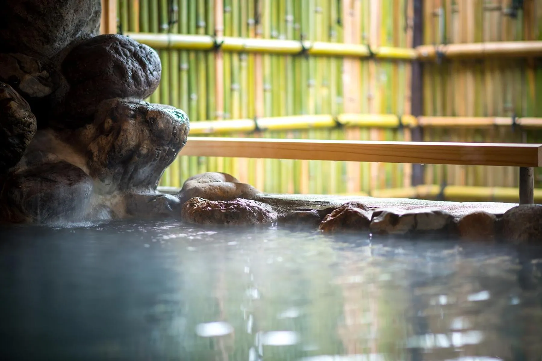 Hot Spring Bath in Yumoto Kissho