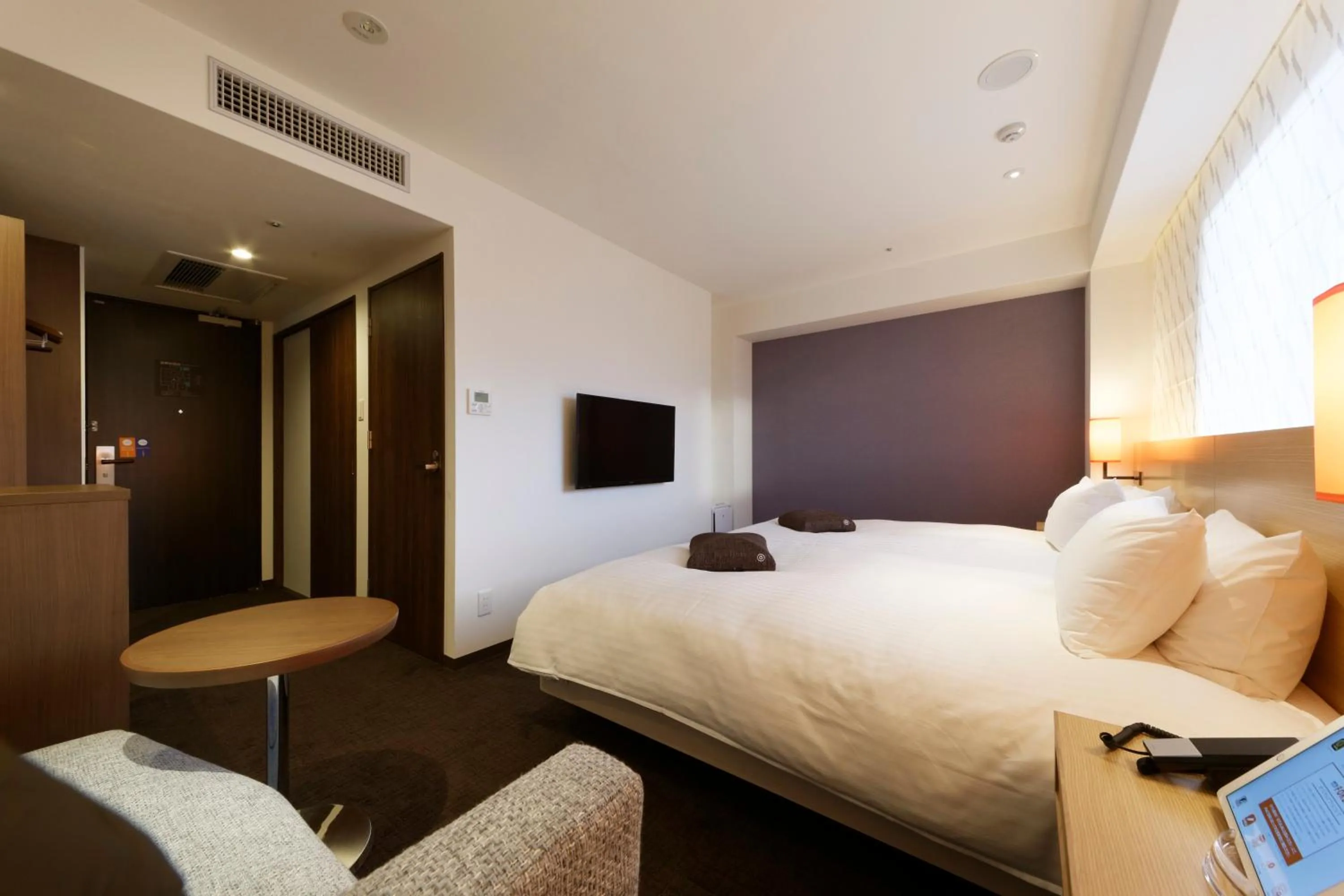 Photo of the whole room, Bed in HOTEL FORZA HAKATA-GUCHI