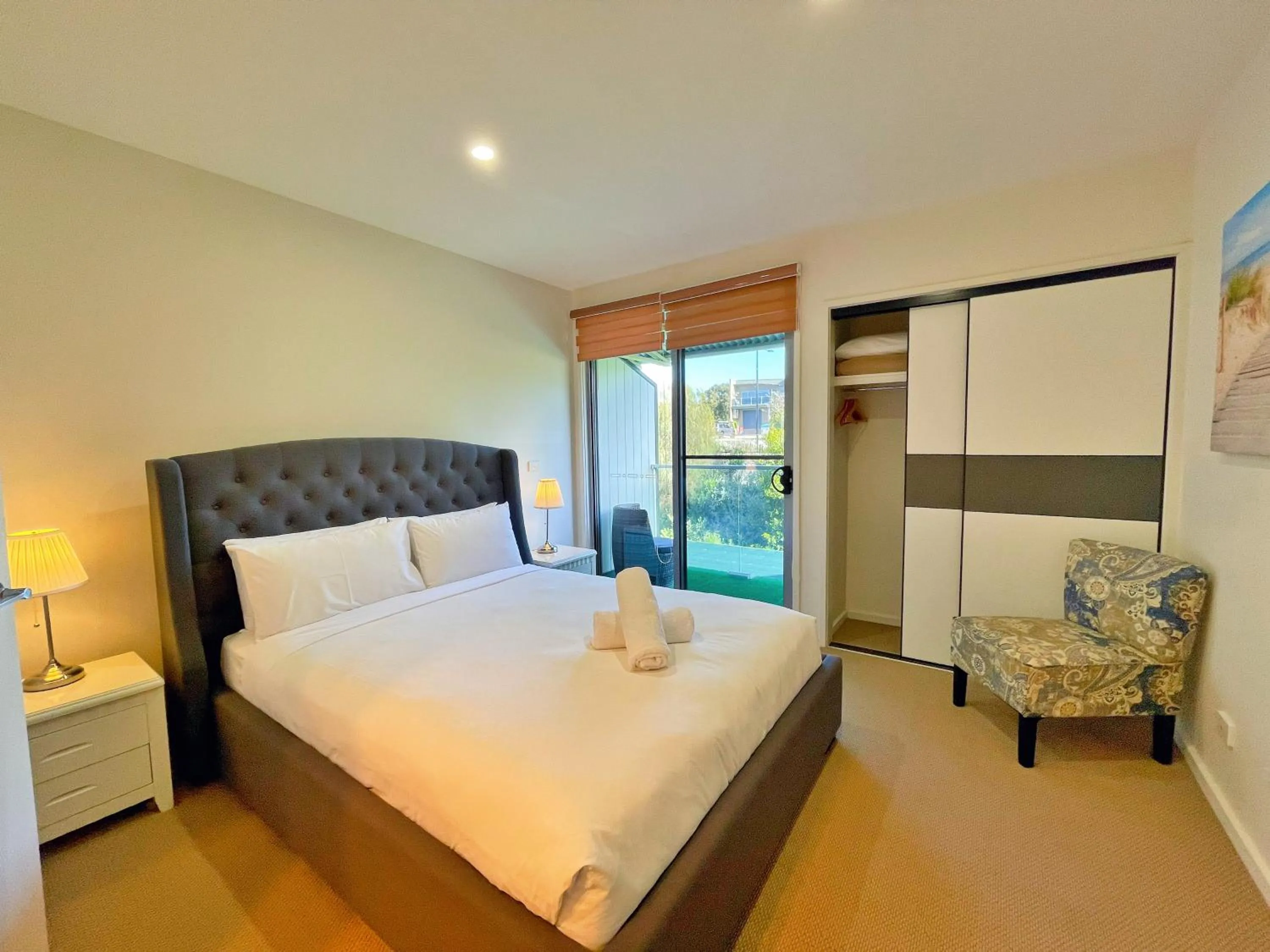 Bed in Phillip Island Towers