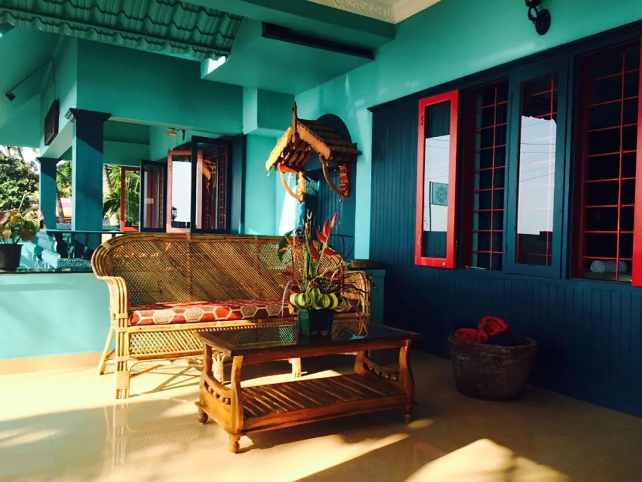 Patio in Majo House