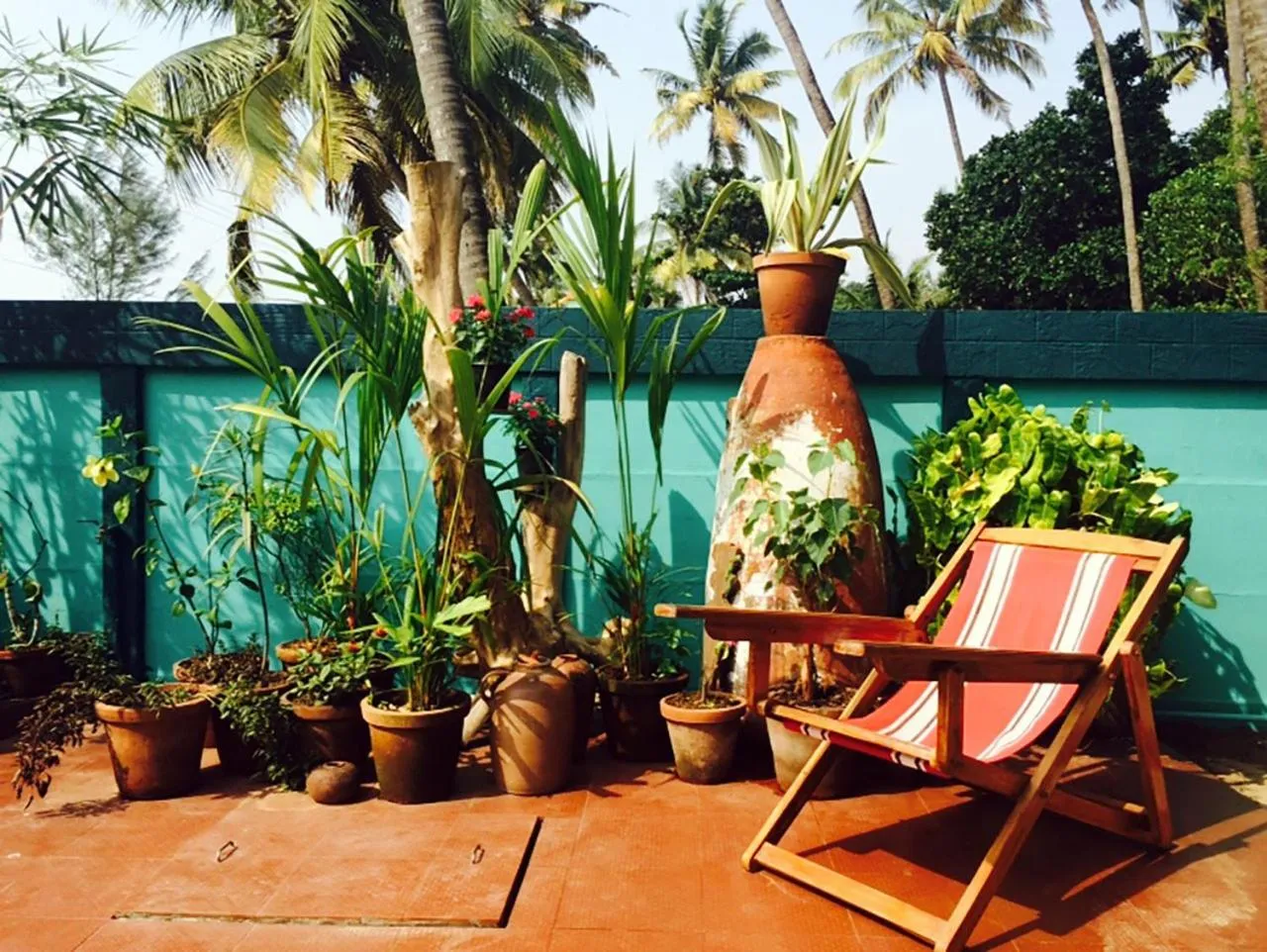 Patio in Majo House