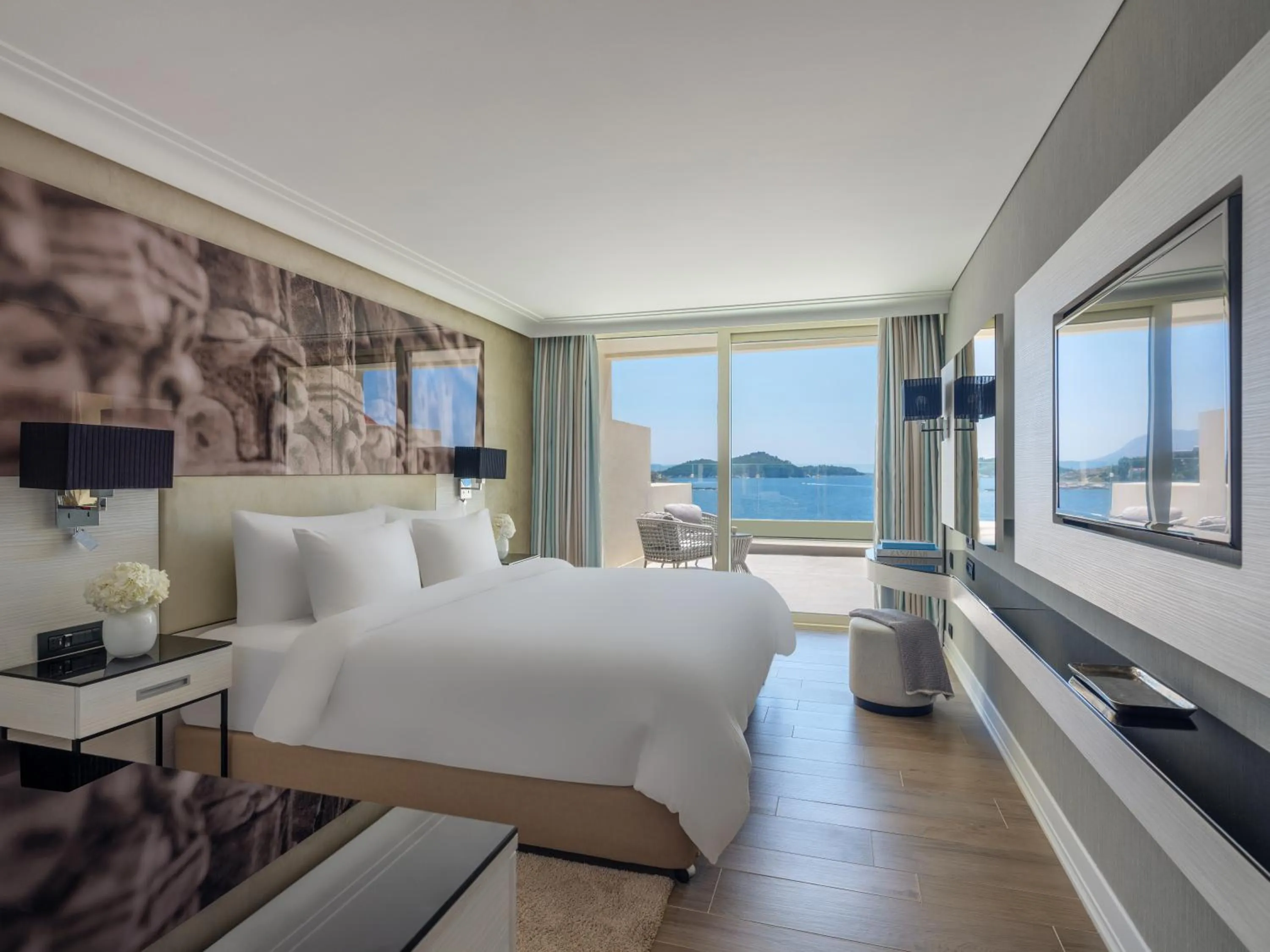 Bedroom, Bed in Rixos Premium Dubrovnik