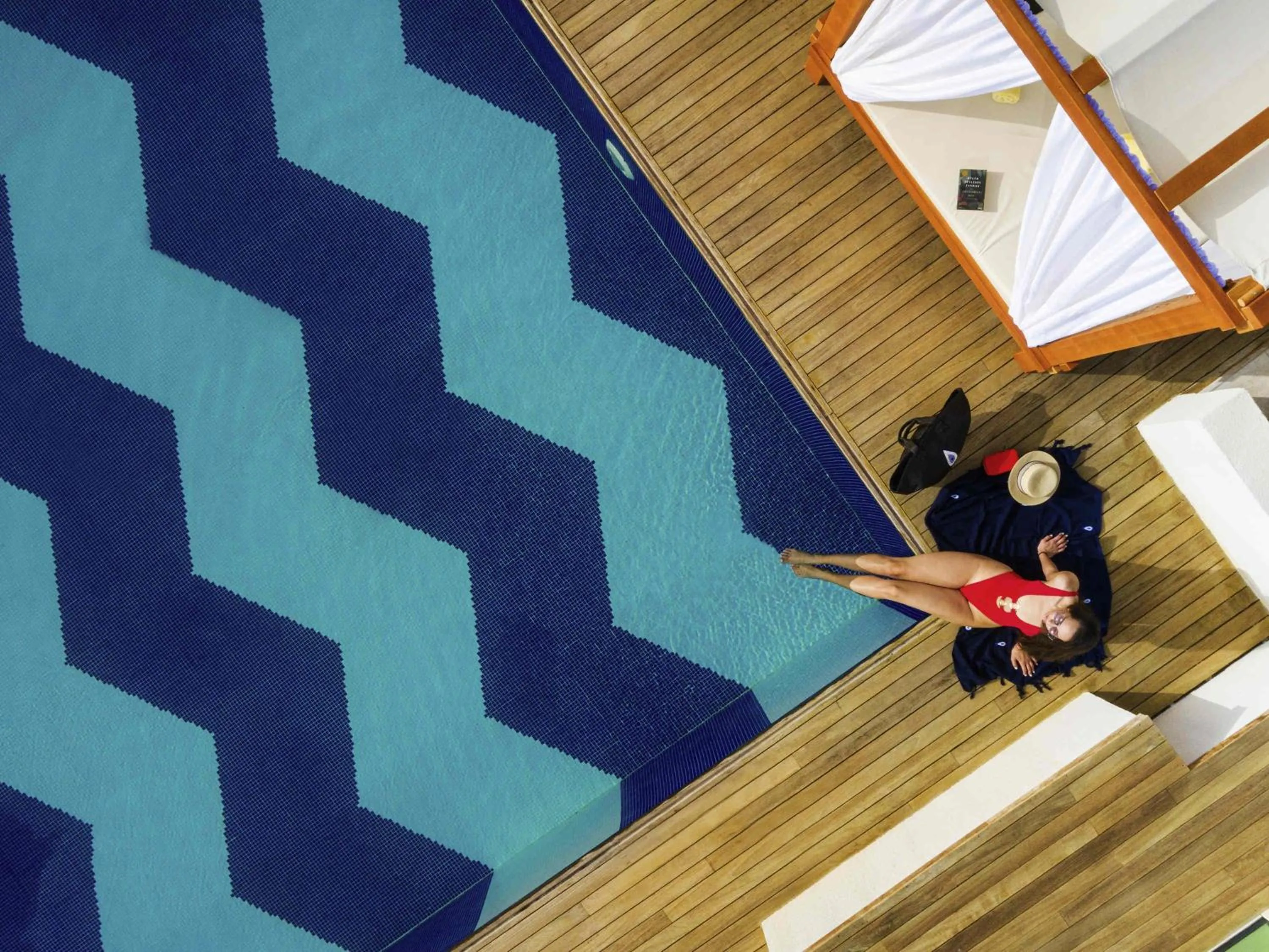 Pool view in Rixos Premium Dubrovnik