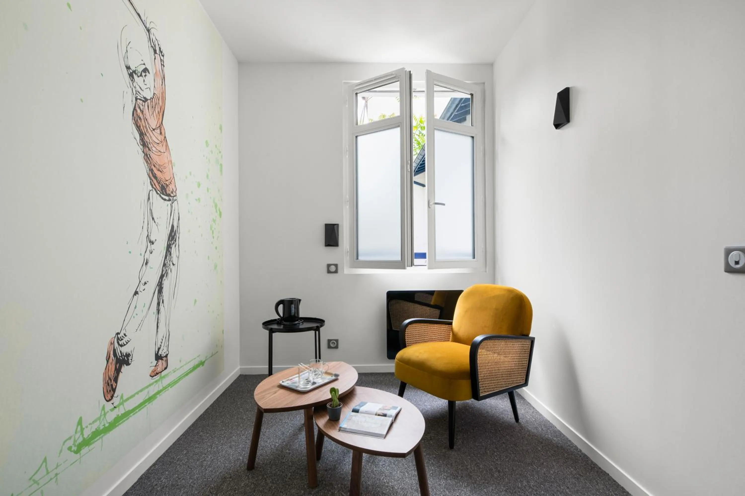 Coffee/tea facilities, Seating Area in Hotel Txutxu-Mutxu