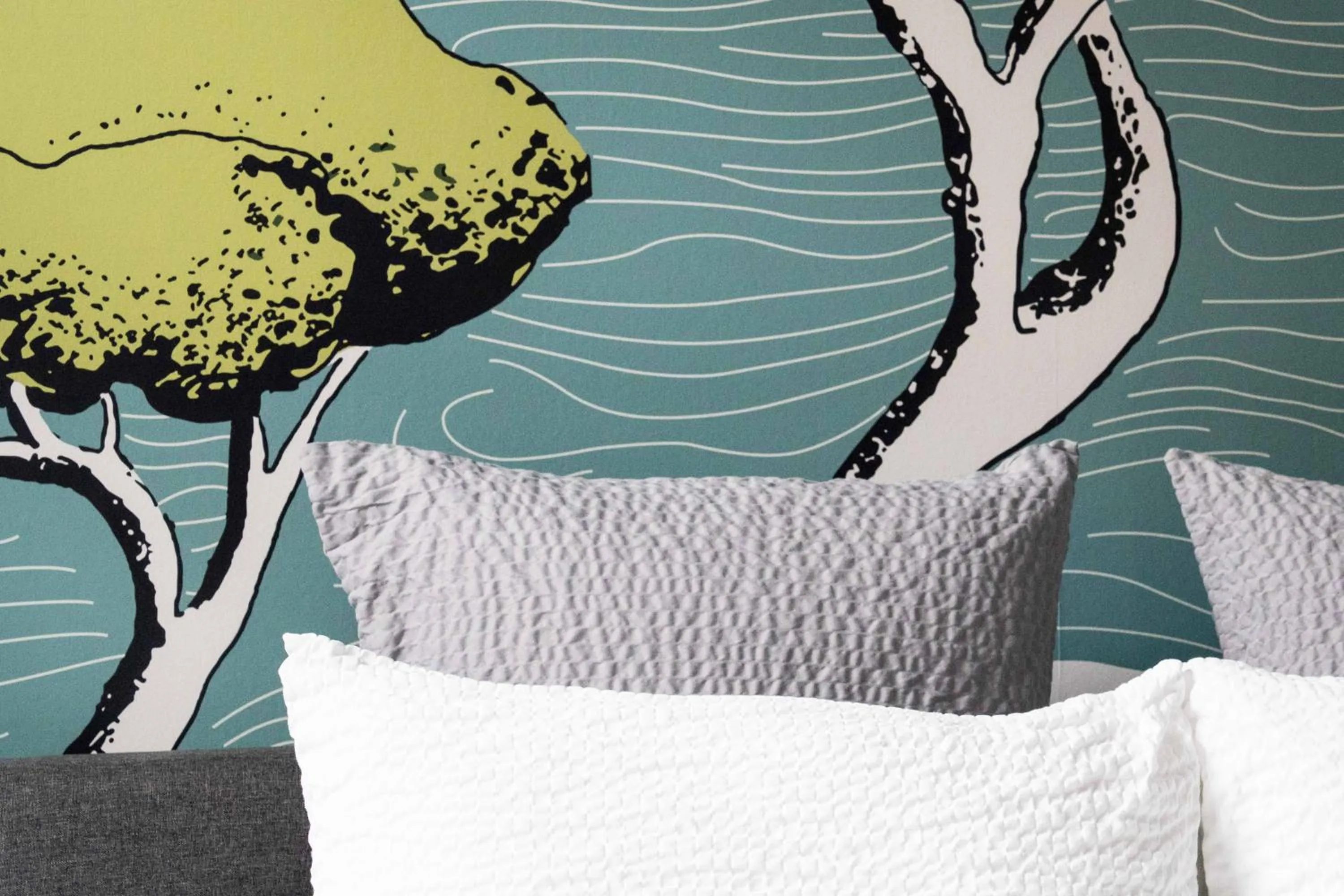 Bed in Hotel Txutxu-Mutxu