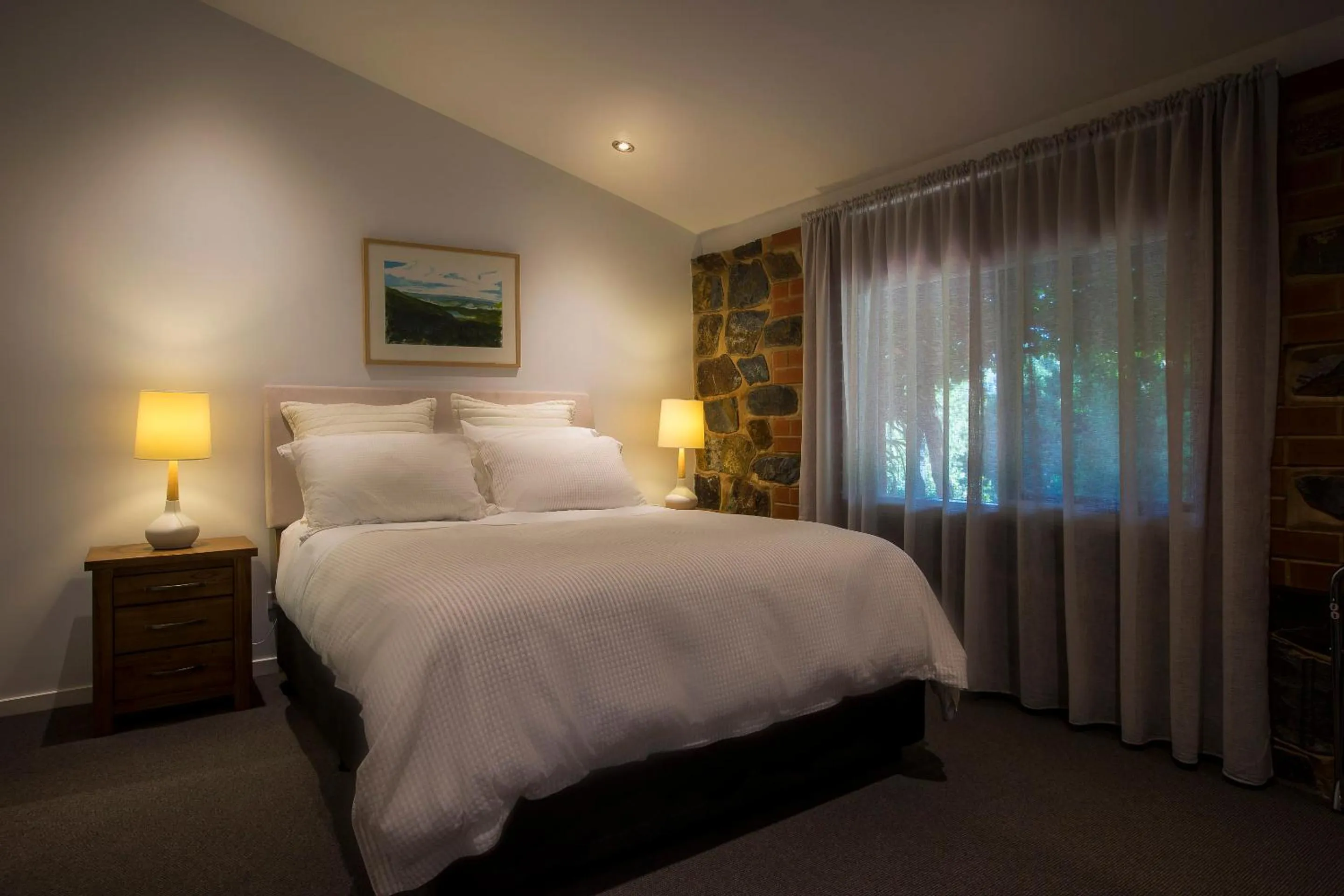 Bedroom, Bed in Bright Mystic Valley