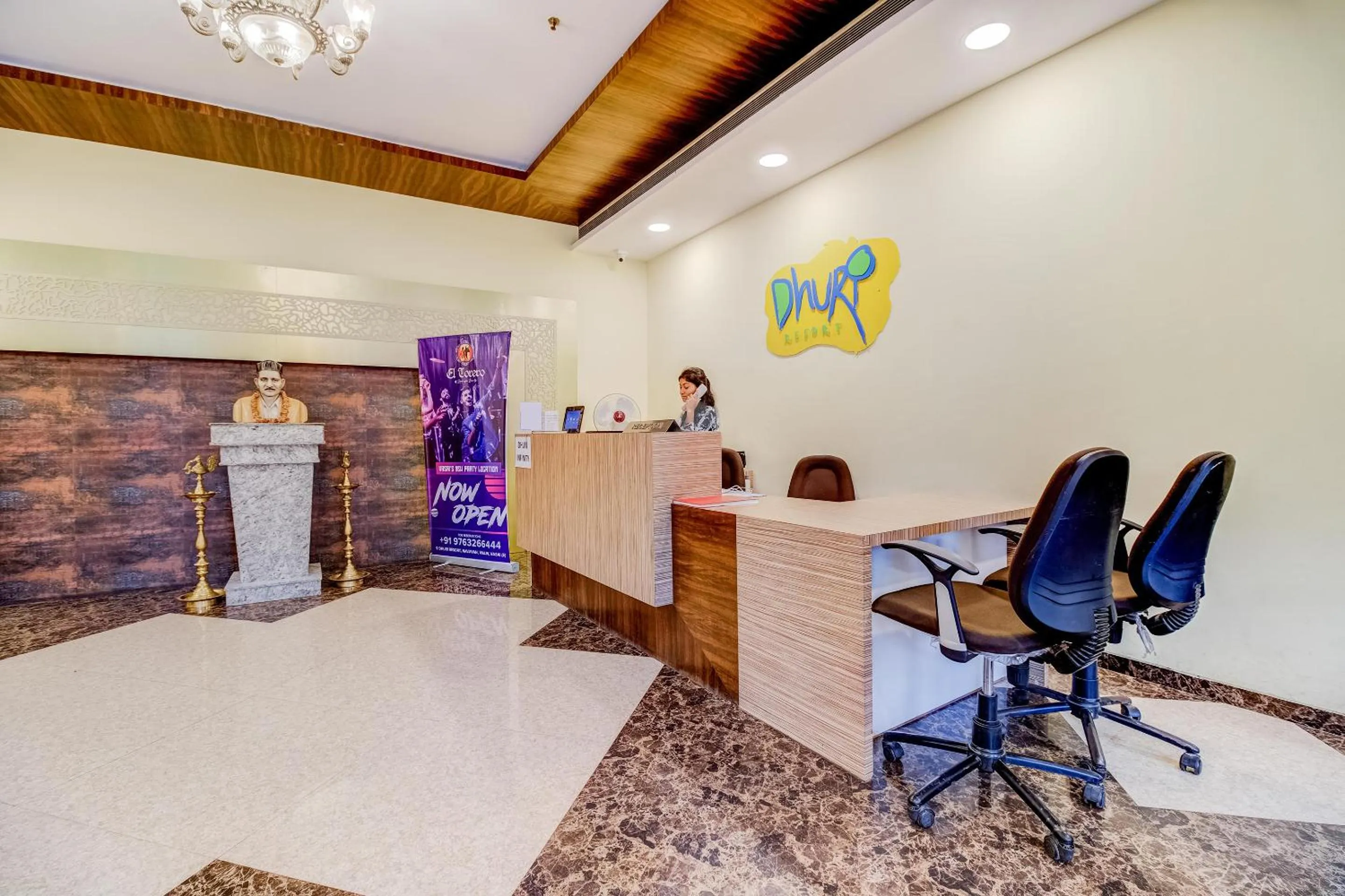 Lobby or reception in Dhuri Resort