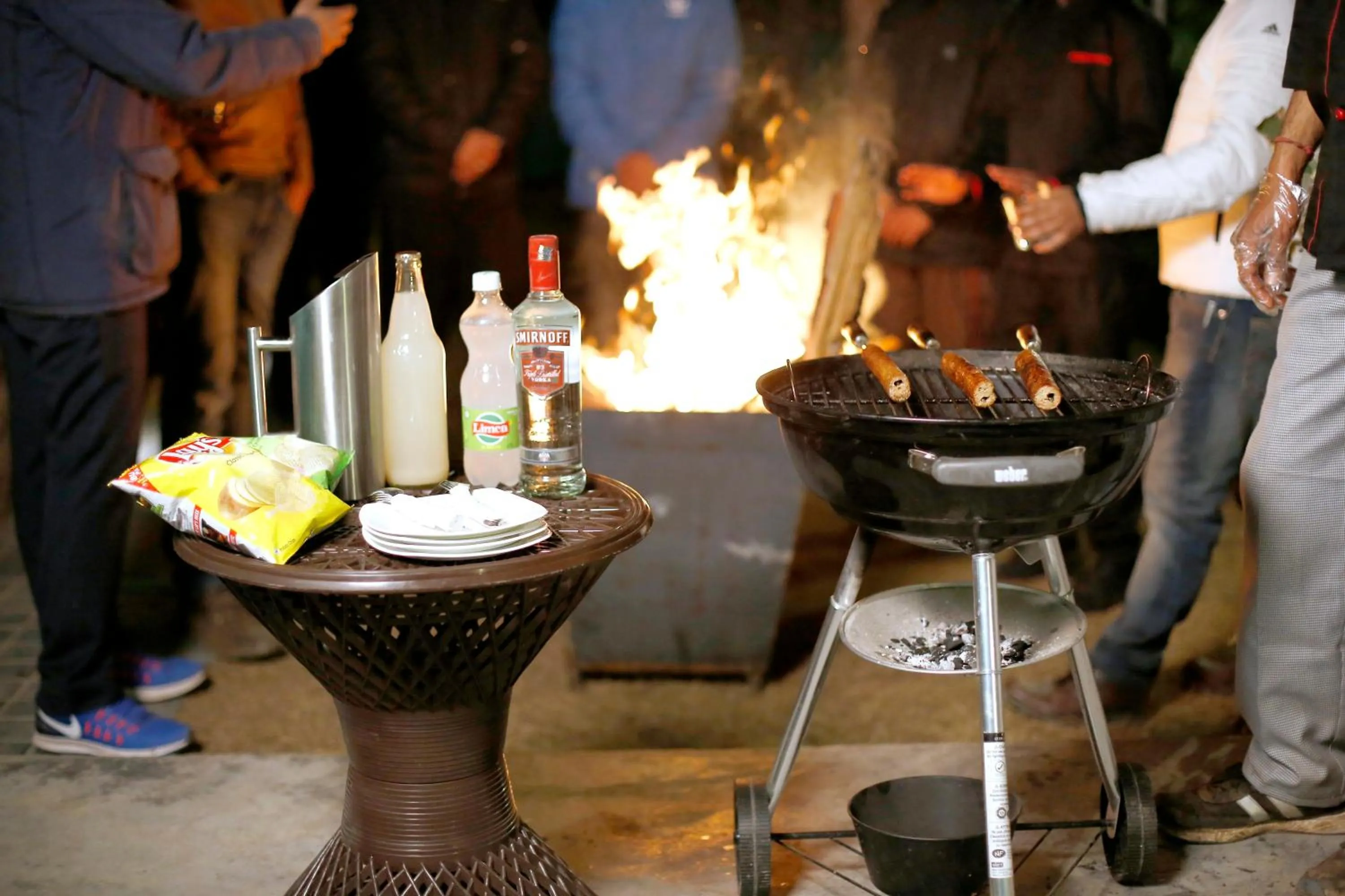 BBQ facilities in Jungle Lodge Resort